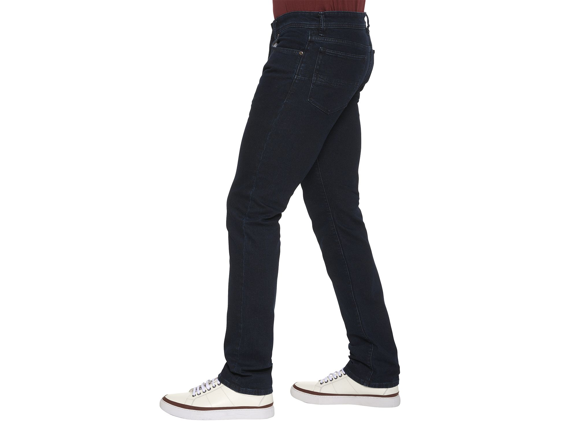 Dayne Relaxed Fit Straight Leg Jeans in Dark Indigo — Image 4