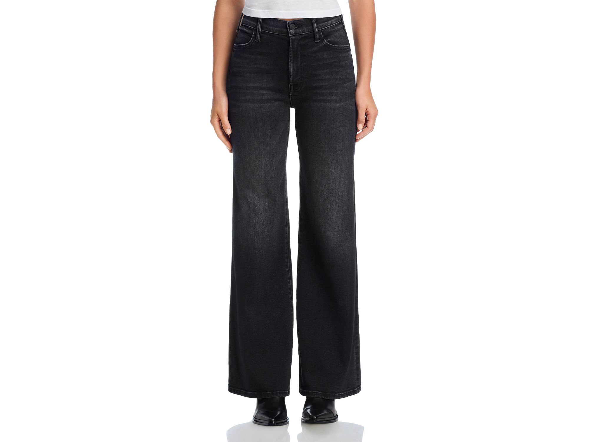 Lil' Hustler Roller Sneak High Rise Jeans in Not Today Satan — Image 4