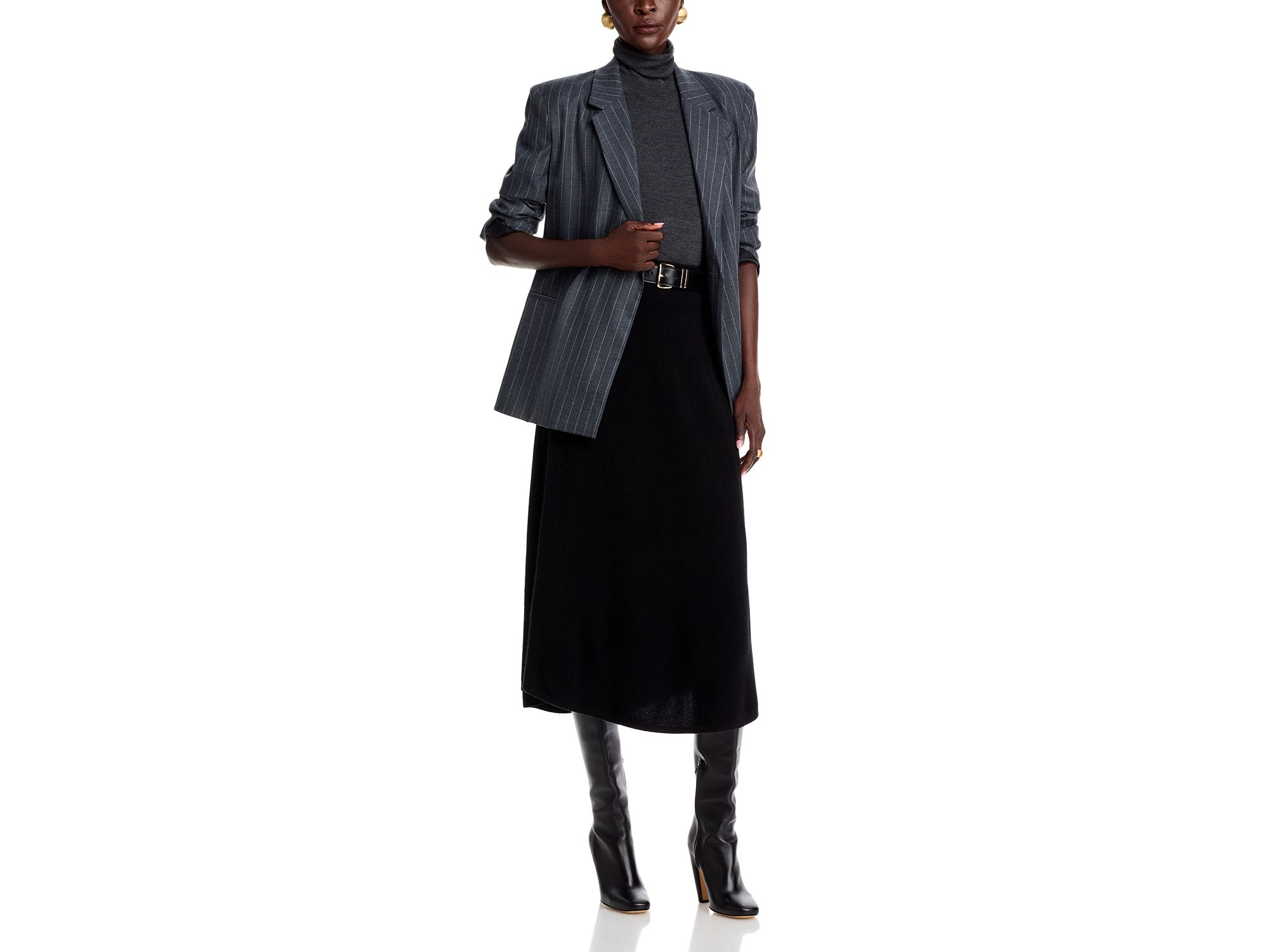 100% Cashmere Midi Skirt - Exclusive — Image 6