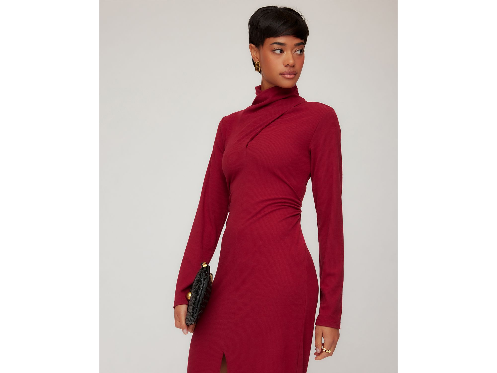 Tasha Turtleneck Midi Dress — Image 4