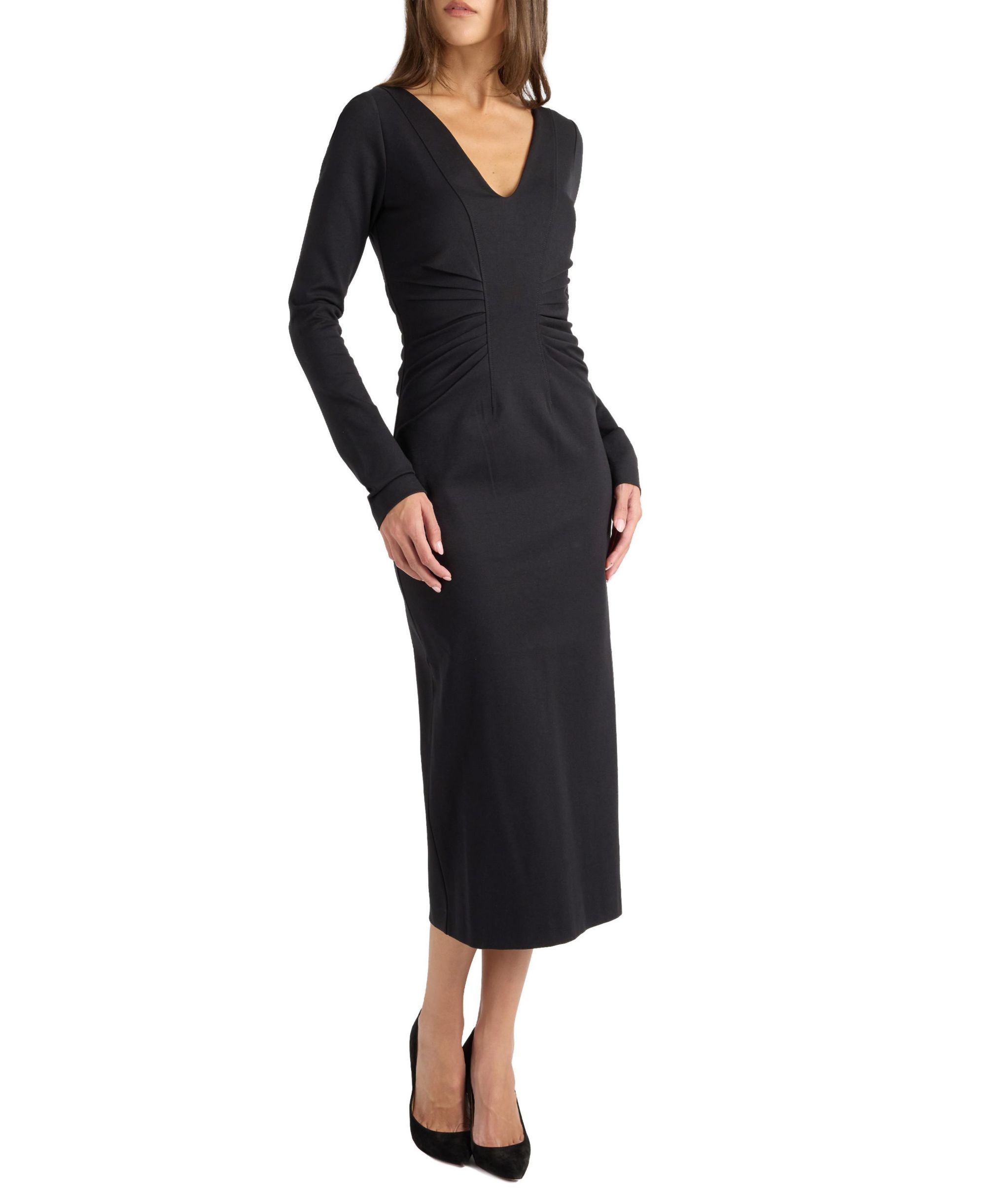Willa Long Sleeve Midi Dress — Image 4