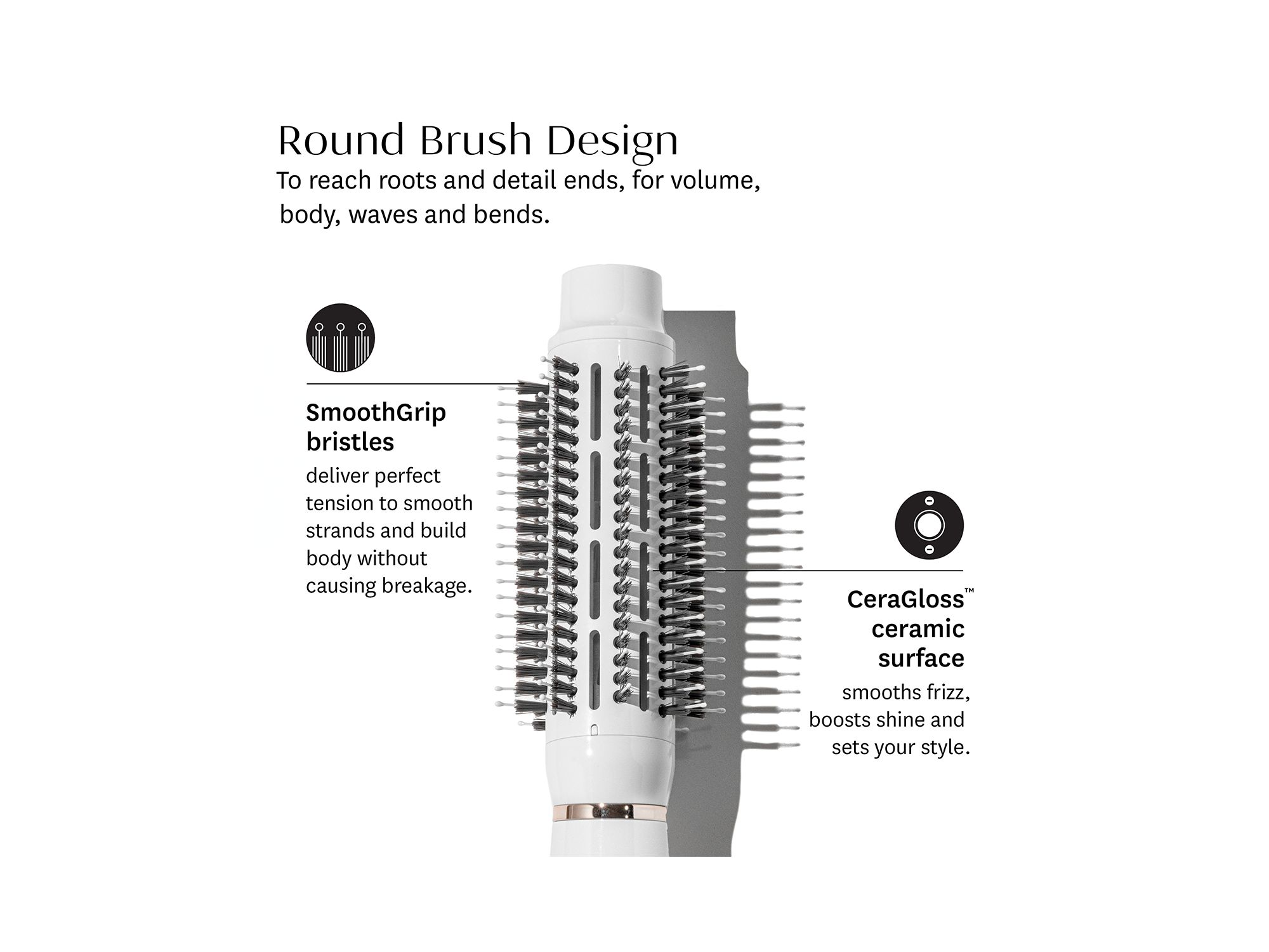 AireBrush 2.5" One-Step Smoothing & Volumizing Hair Dryer Brush — Image 7