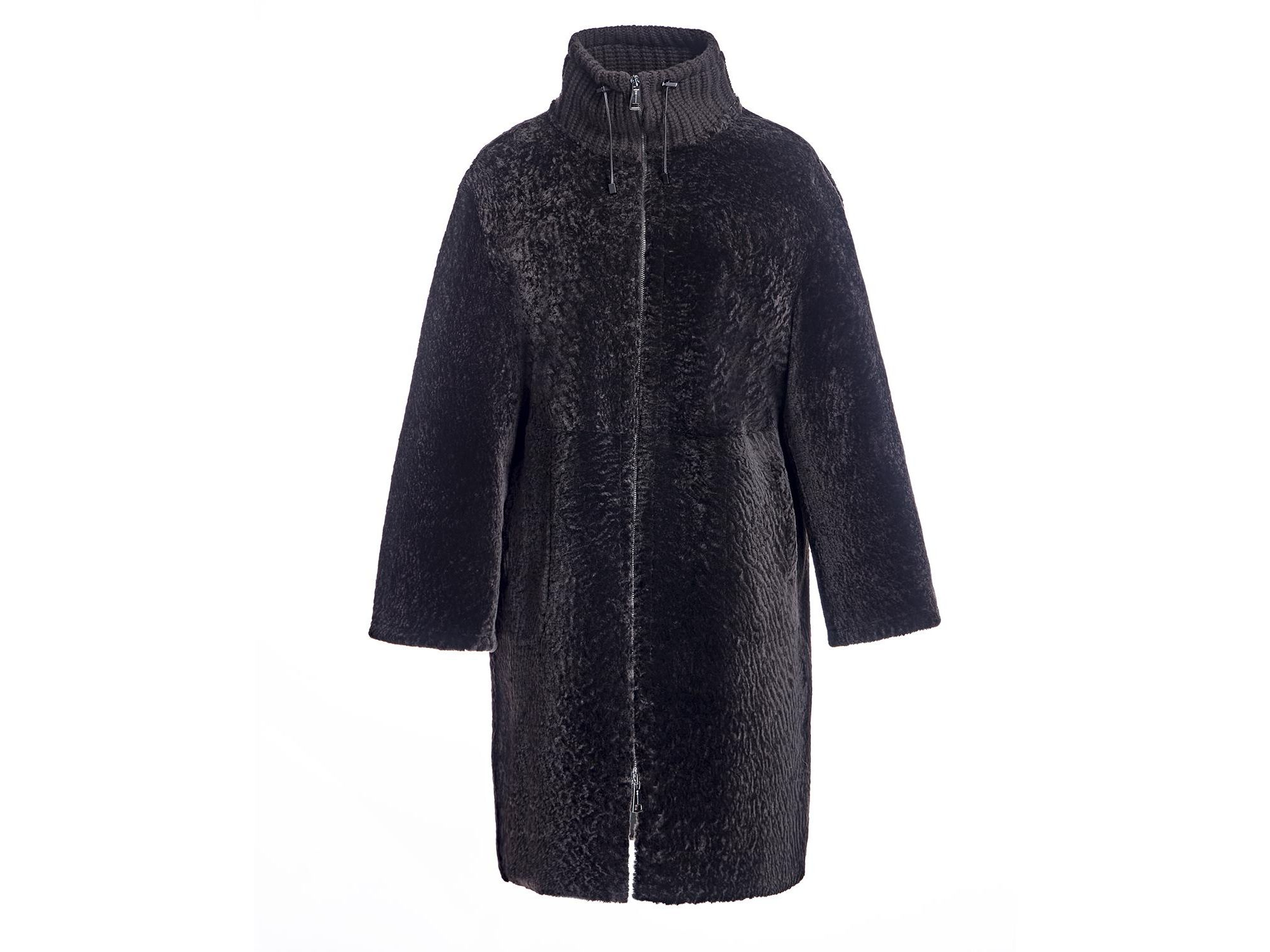 Shearling Lamb Walking Coat — Image 4