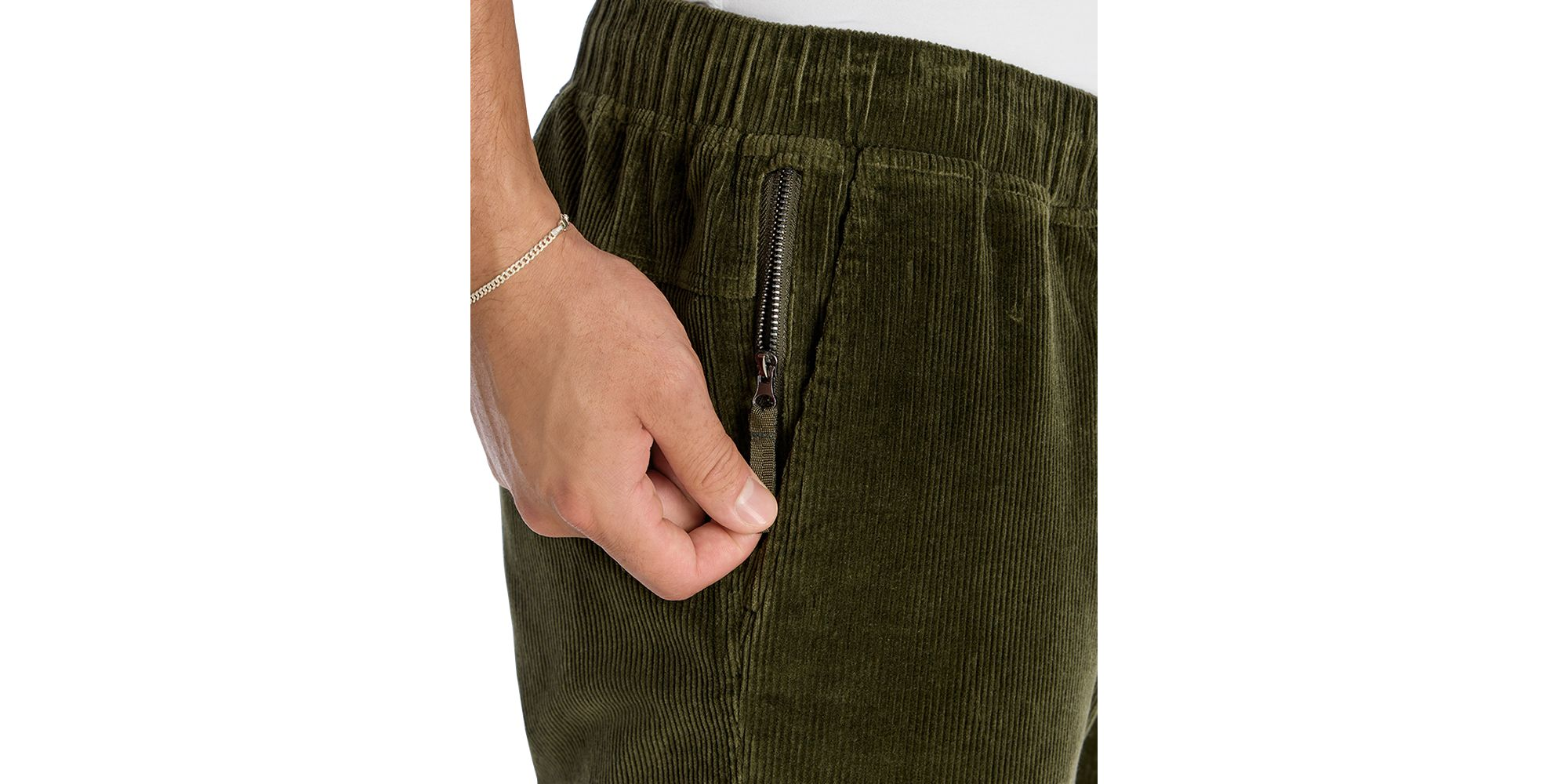 Relaxed Fit Corduroy Joggers — Image 3