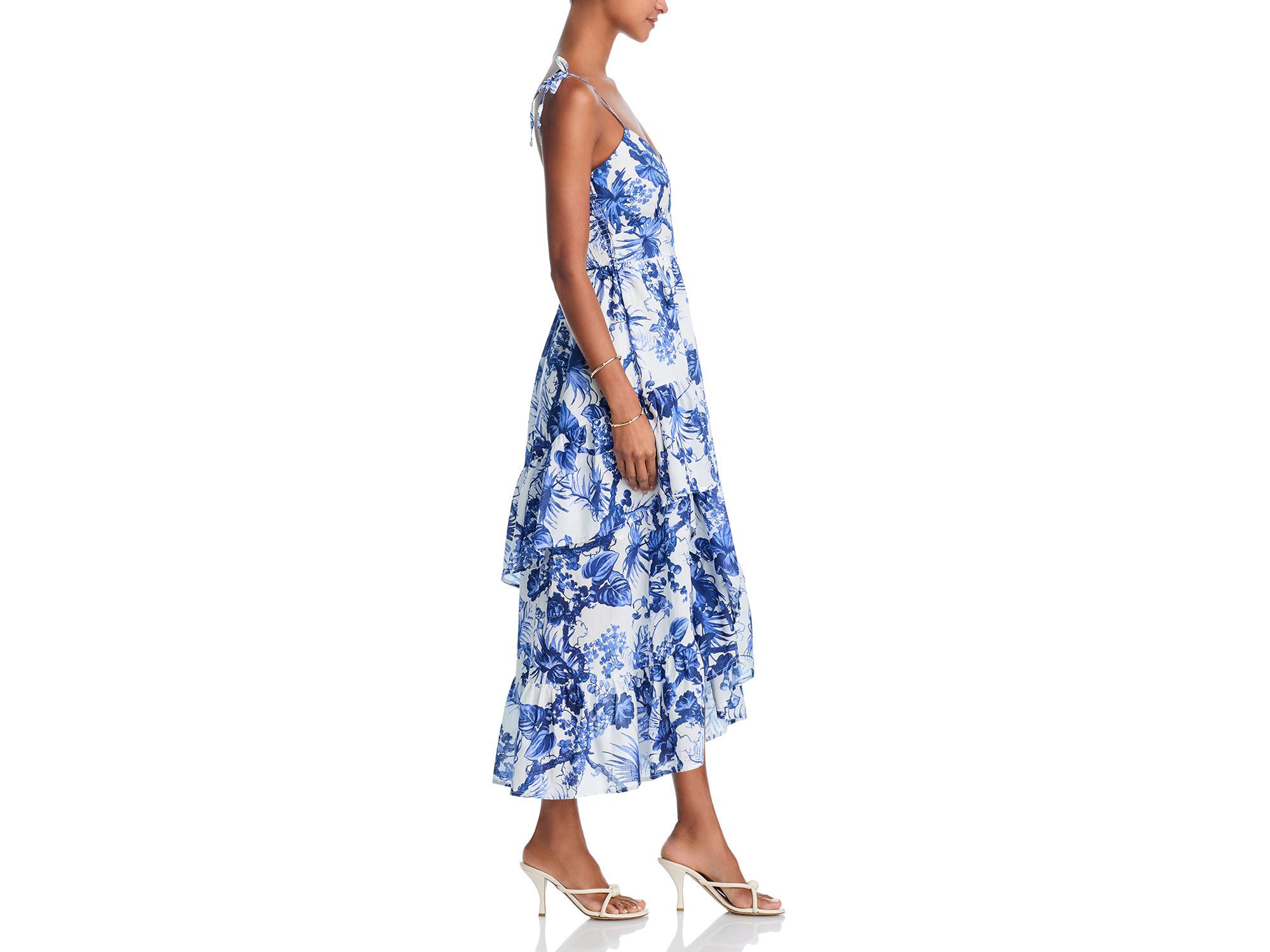 Sleeveless Floral Midi Dress - Exclusive — Image 5