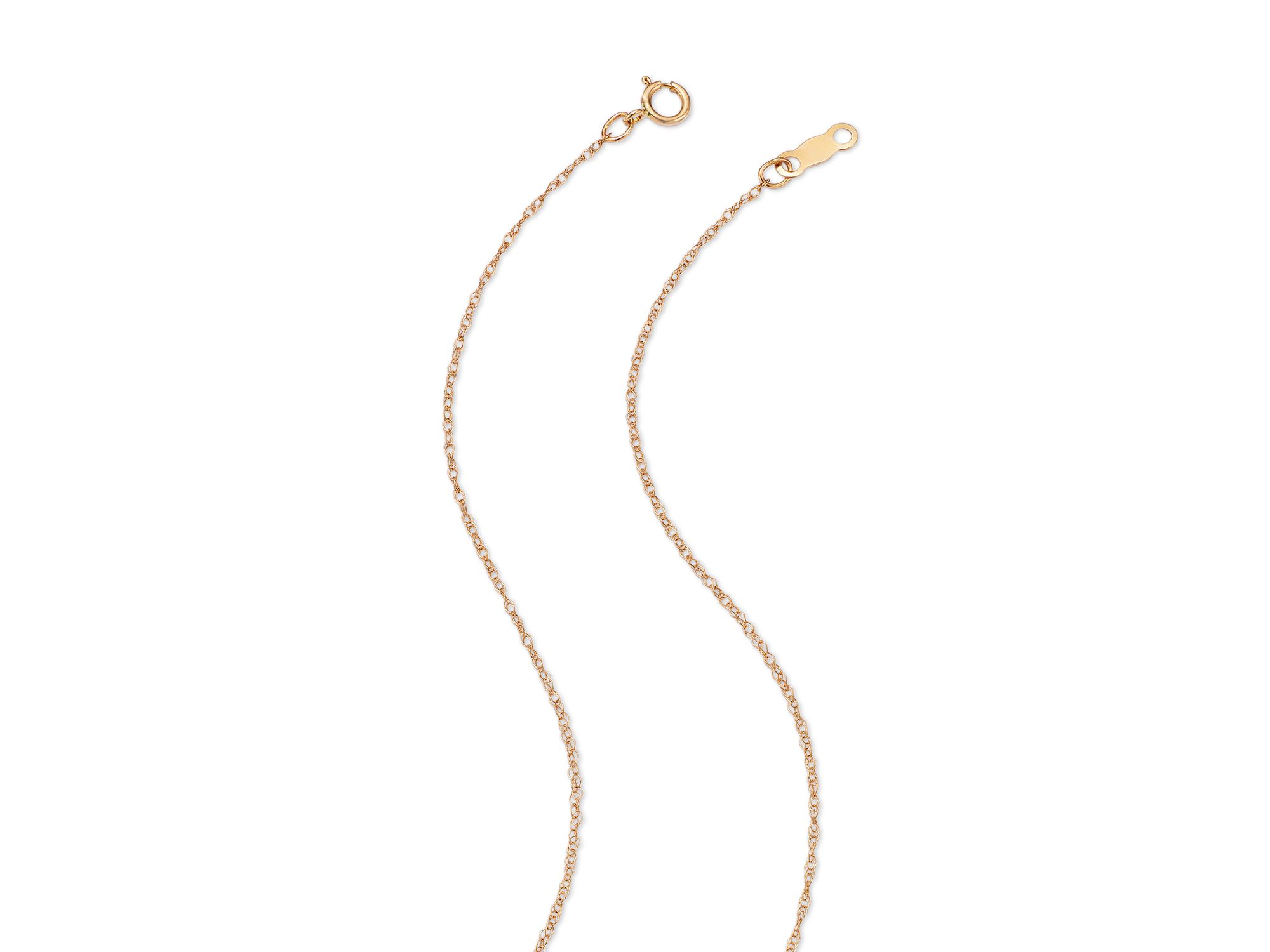 Cultured Freshwater Pearl Flower Pendant Necklace in 14K Yellow Gold, 18" — Image 3
