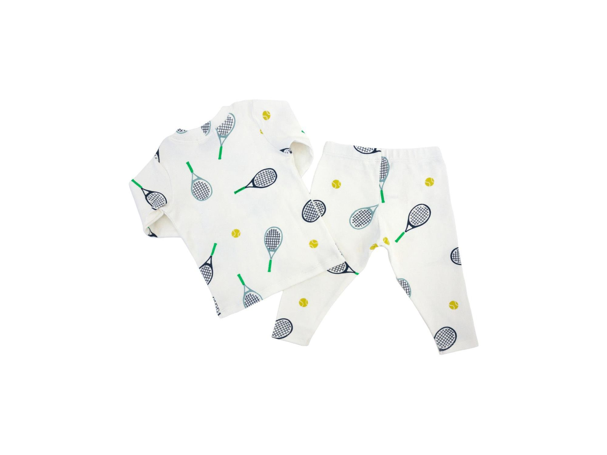 Boys' Tennis Print Two Piece Set - Baby — Image 3