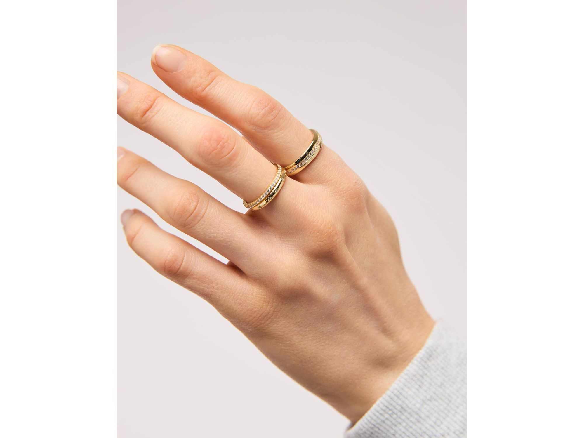 Thatcher Brass Gold Band Ring — Image 4