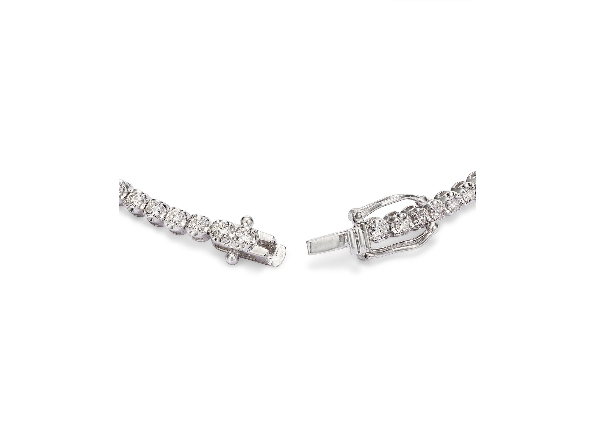 Certified Colorless Diamond Tennis Bracelet Collection in 14K White Gold, 2.0-10.0 tcw — Image 17