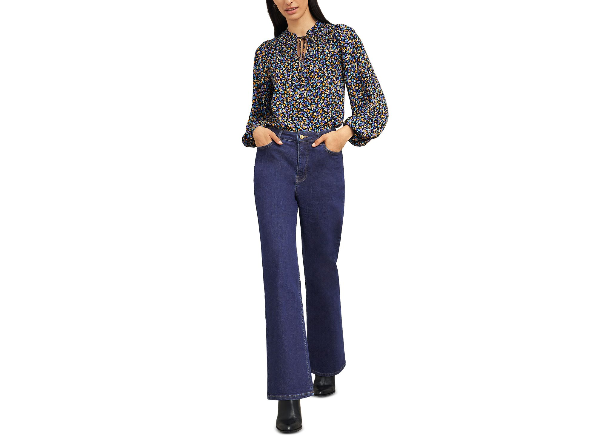 Hadden Wide Jeans in Indigo — Image 5
