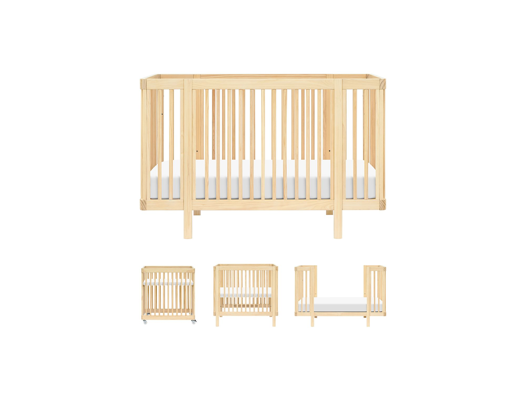 Pogo 8 in 1 Convertible Crib with All Stages Conversion Kits — Image 24