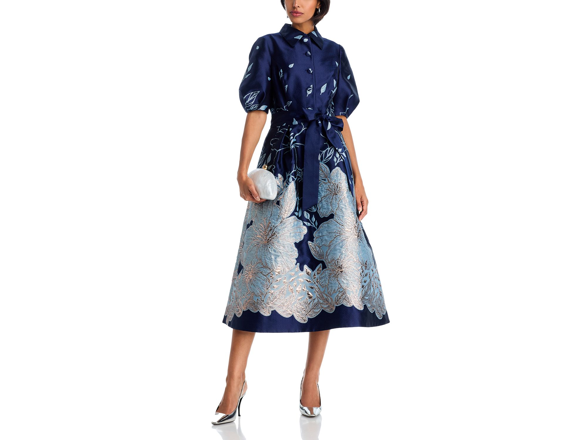 Jacquard Midi Dress — Image 3