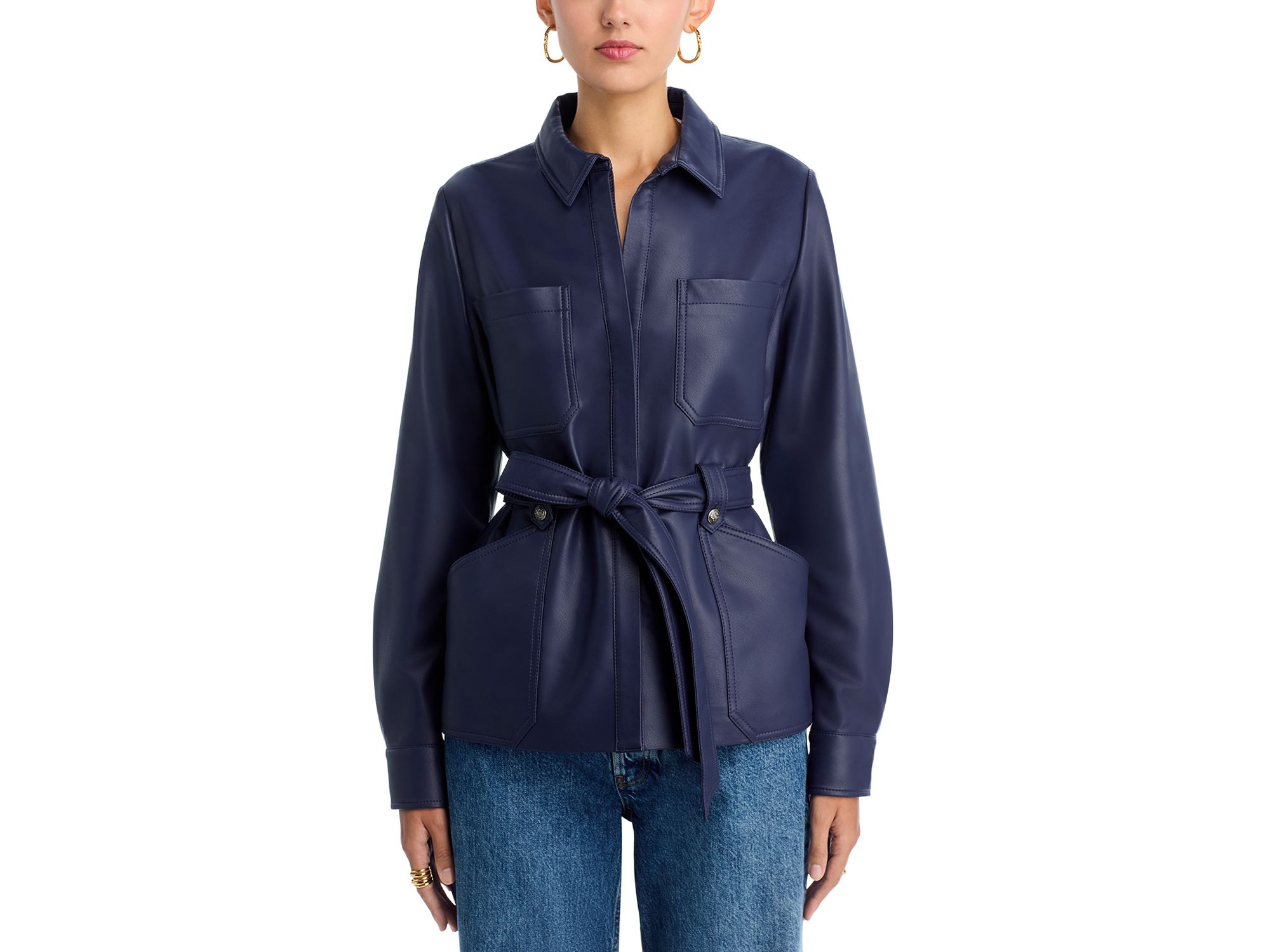 Rowan Faux Leather Jacket — Image 4
