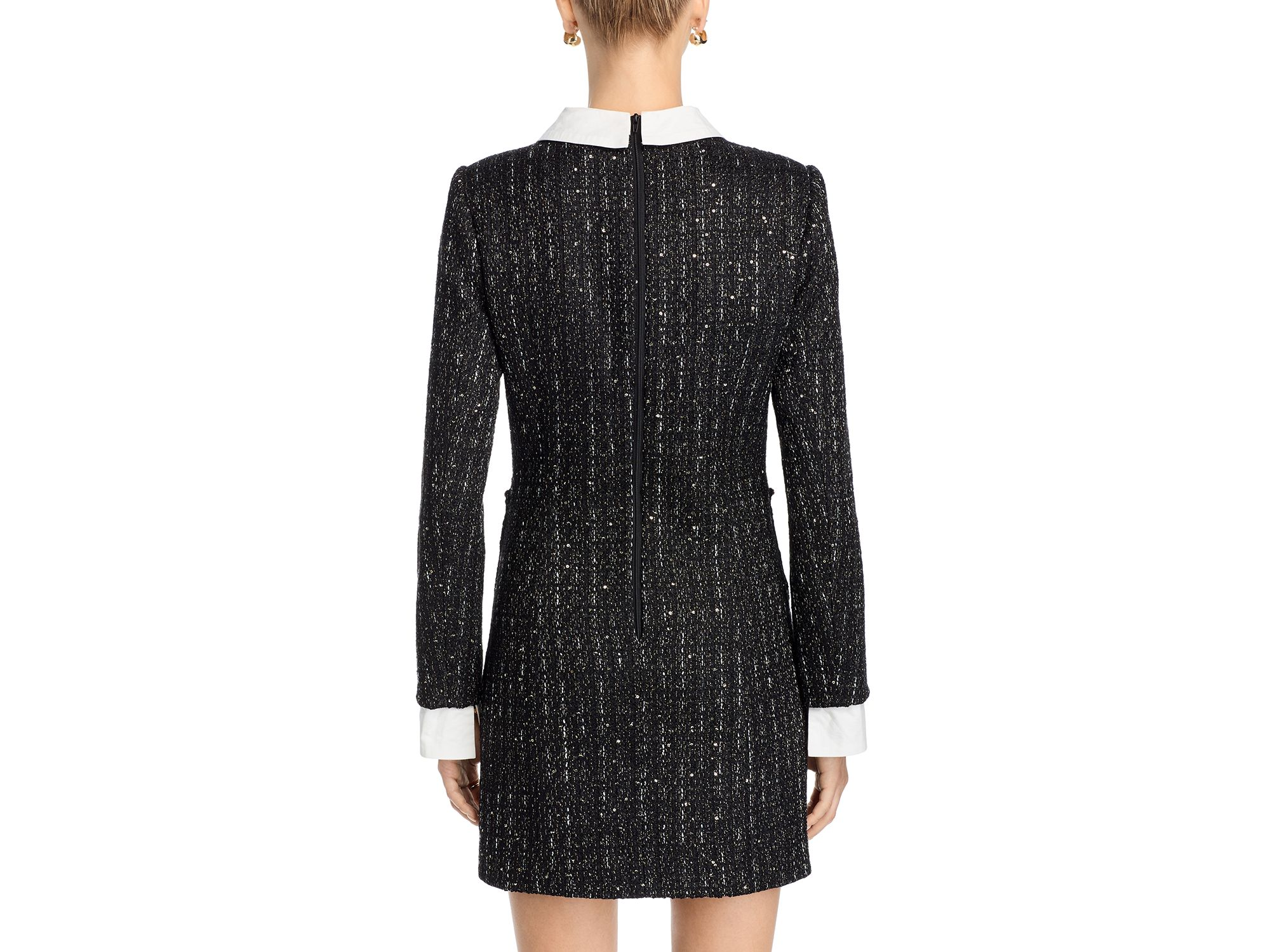 Tweed Mini Dress - Exclusive — Image 3