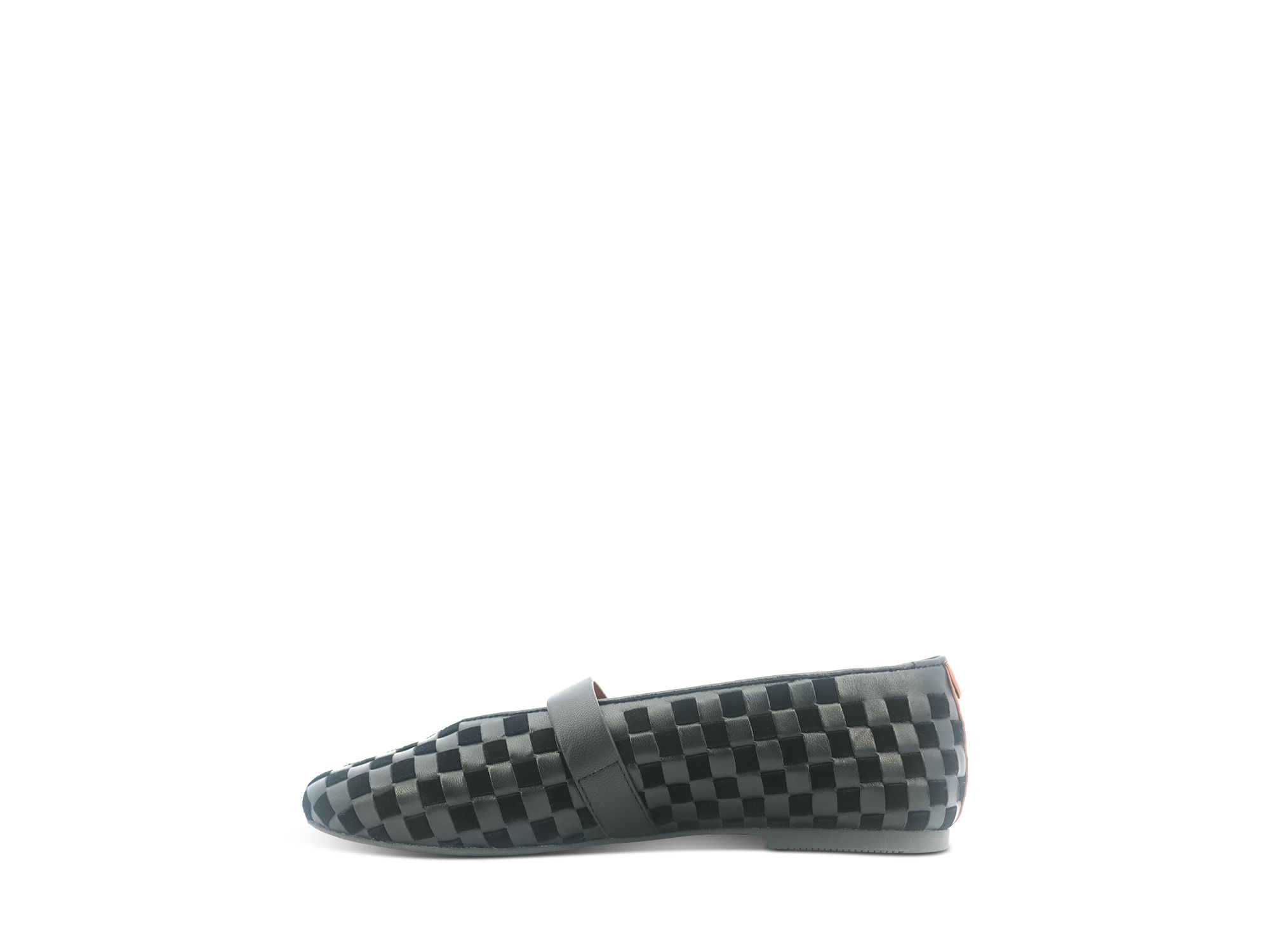 Women's Winifred Woven Suede Ballerina Flats — Image 11