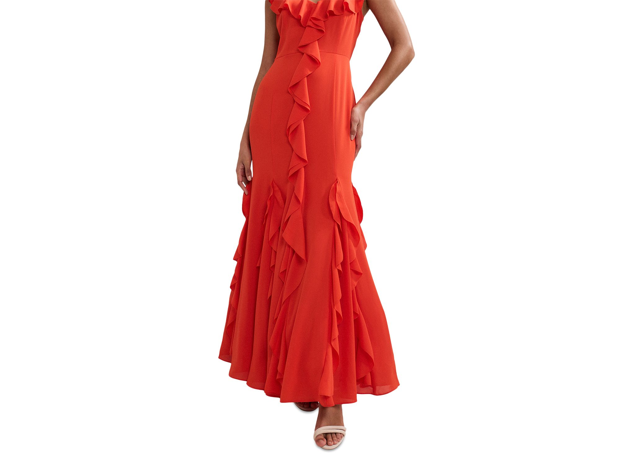 Lianah Ruffled Midi Dress — Image 7