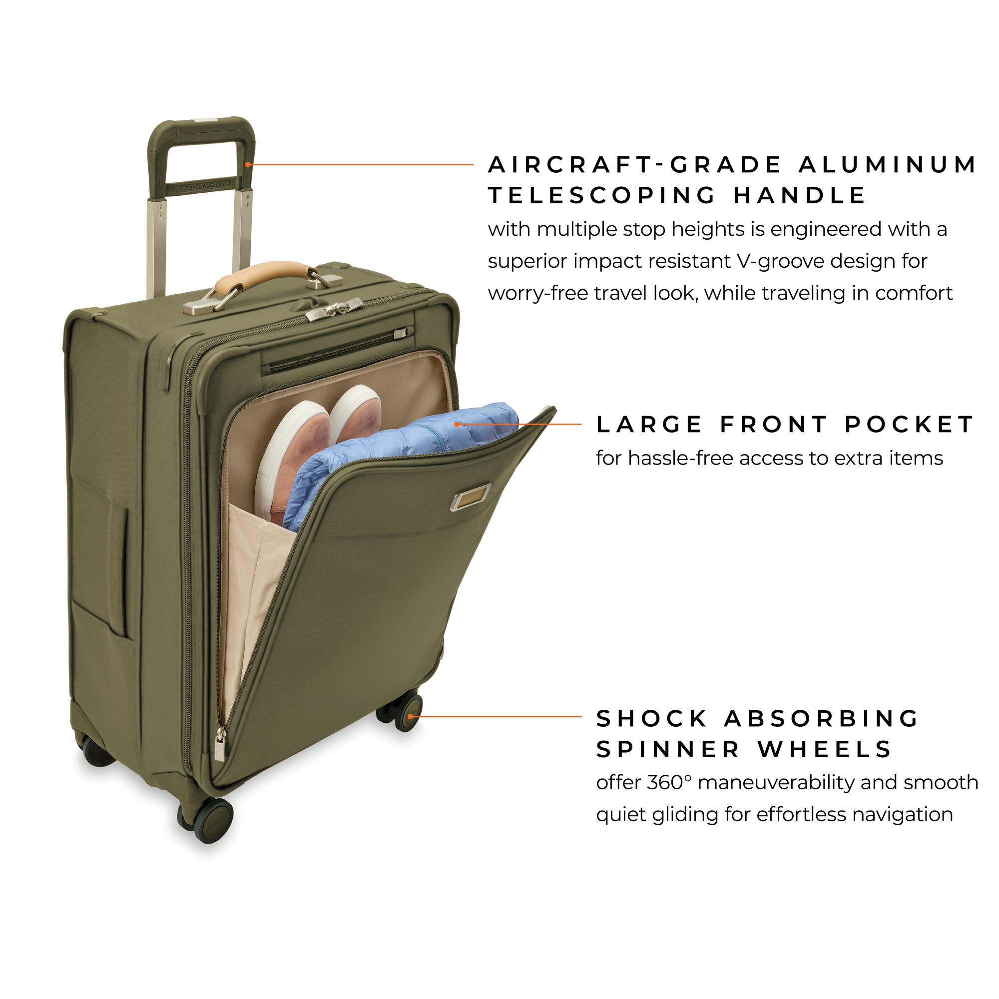 Baseline Medium Expandable Spinner Suitcase — Image 14