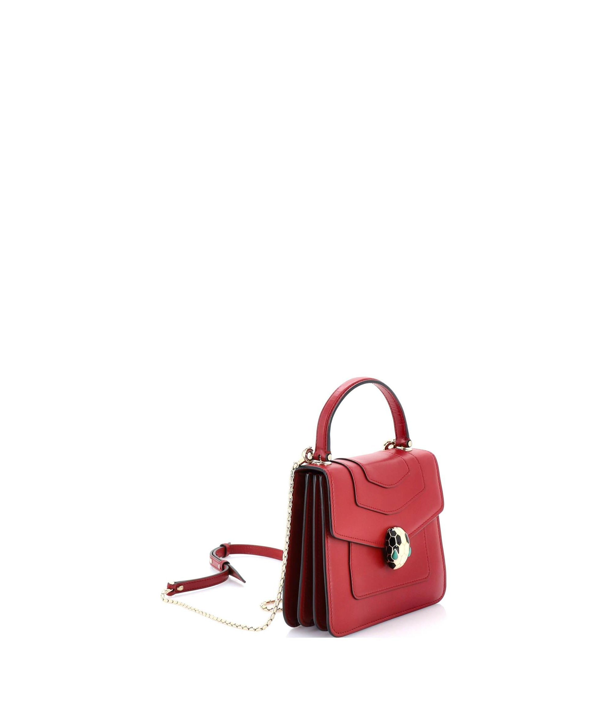 Small Serpenti Forever Top Handle Bag Leather — Image 6