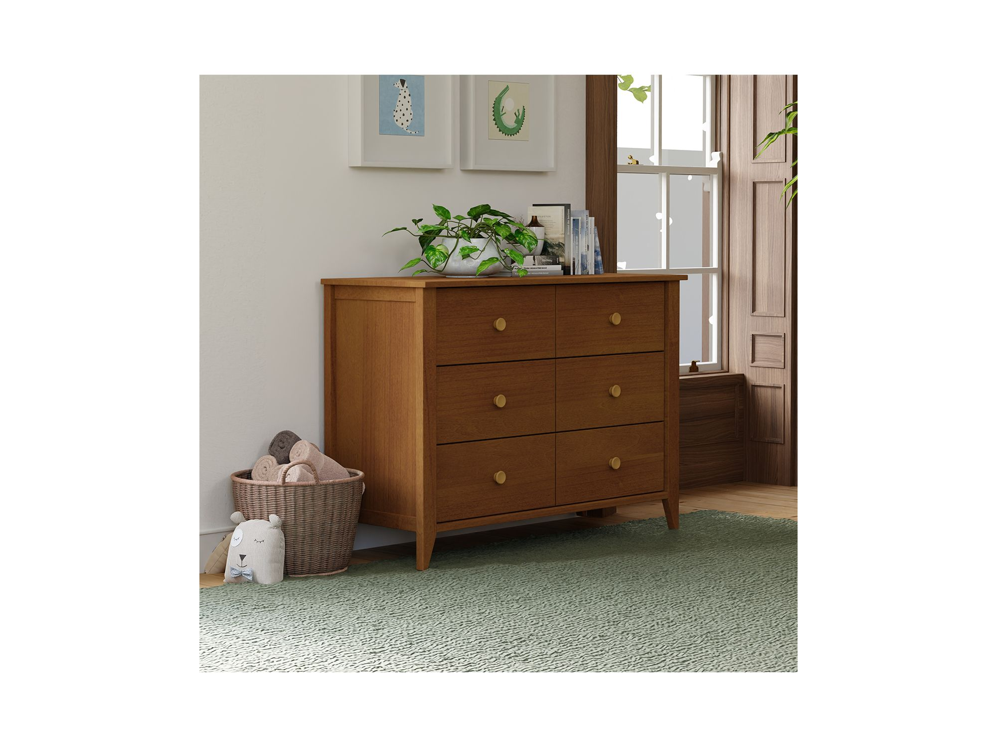 Sprout 6 Drawer Double Dresser — Image 3