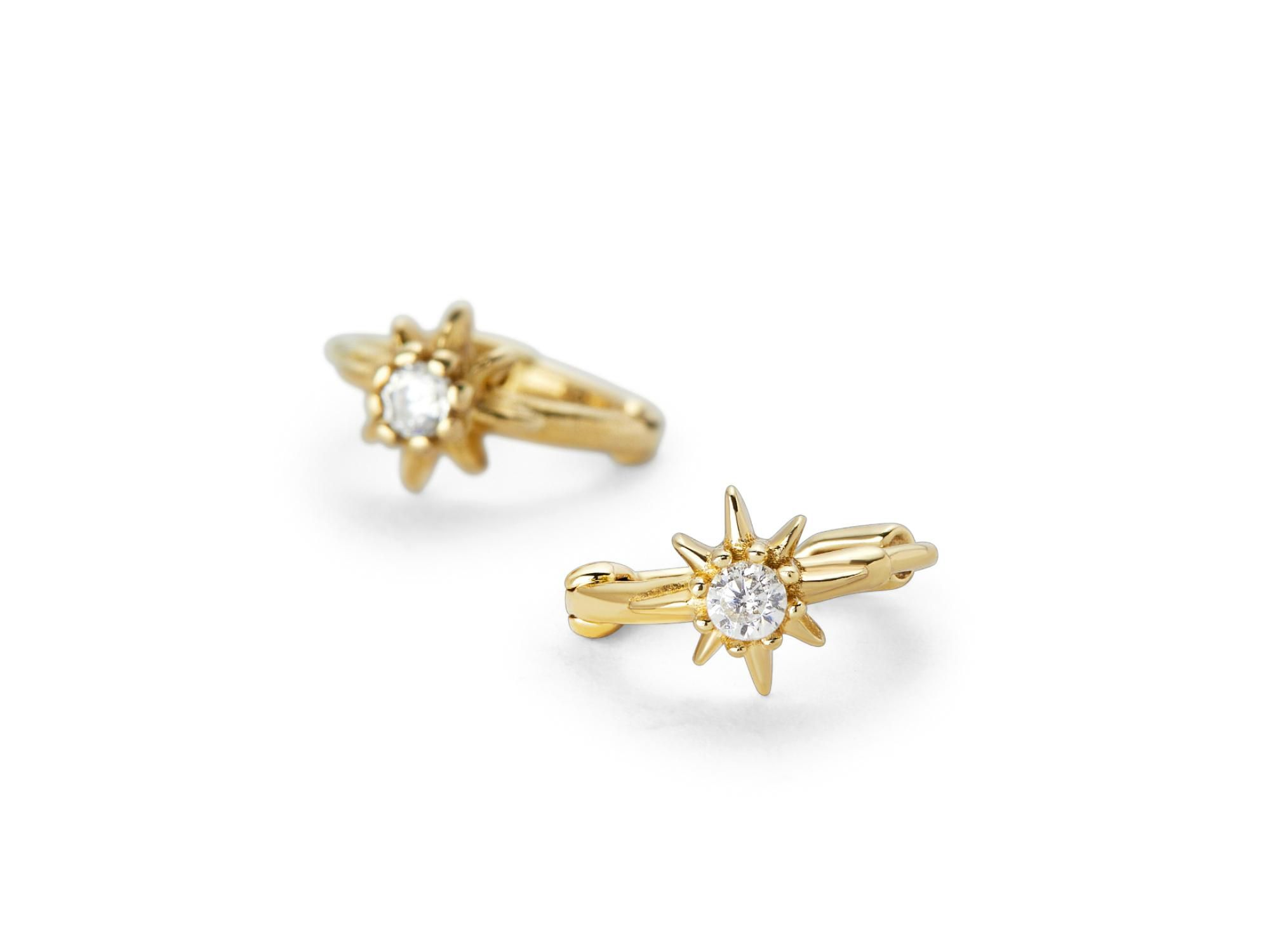 Elios Sun Huggie Hoops — Image 4