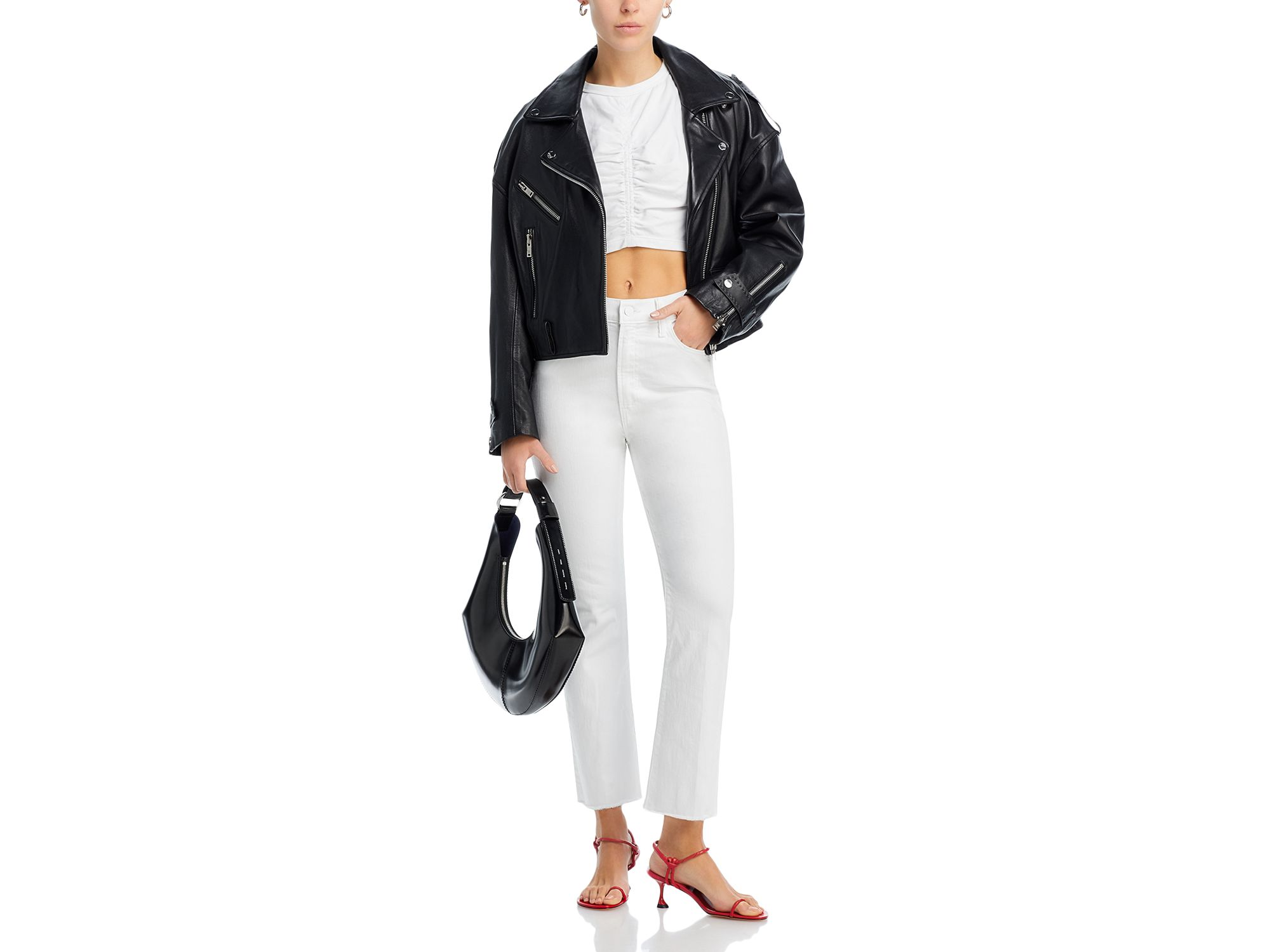 The Lil' Hustler Petites High Rise Ankle Jeans in Fairest of Them All — Image 4