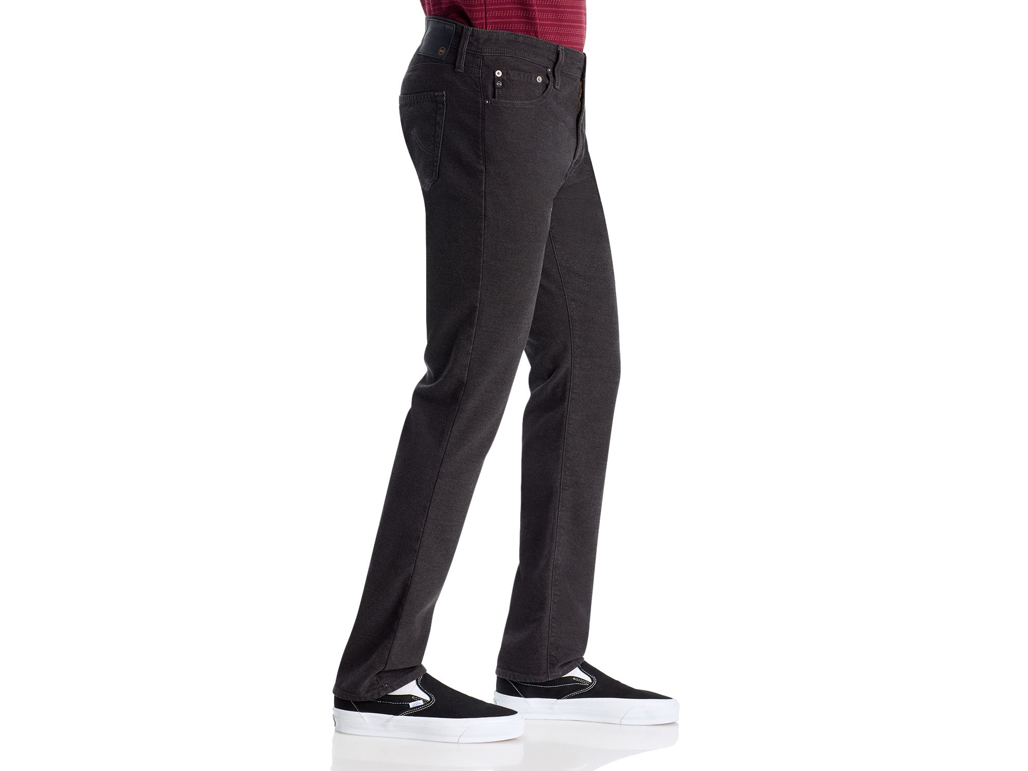 Everett Slim Straight Pants in Sulfur Smooth Slate — Image 6