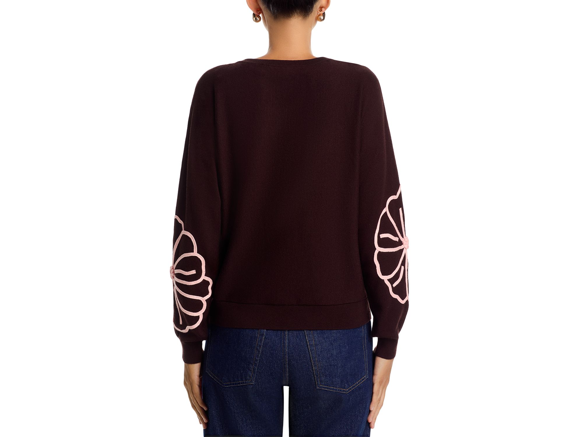 Floral Embroidered Sweater — Image 5
