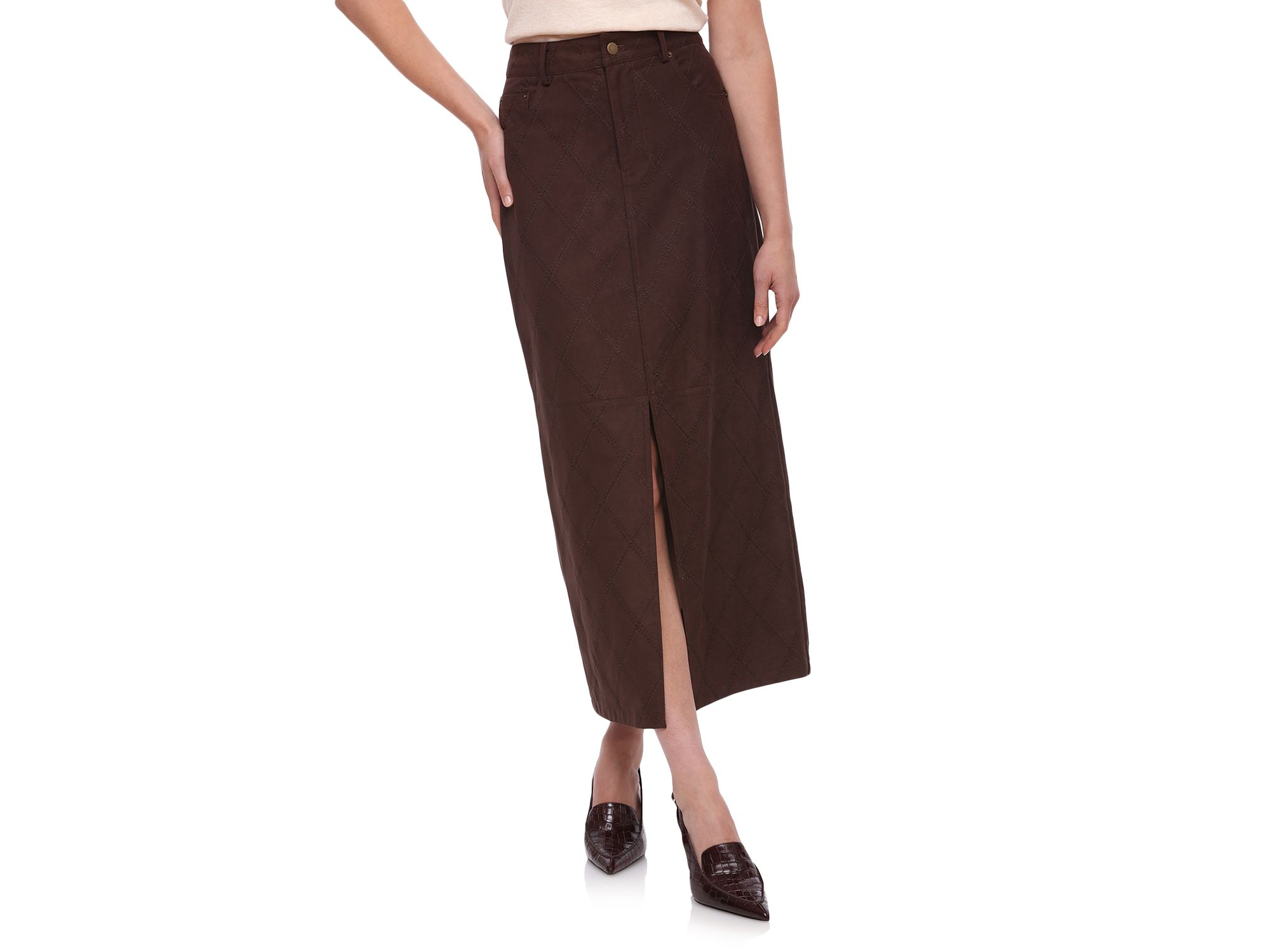 Front Slit Maxi Skirt — Image 3