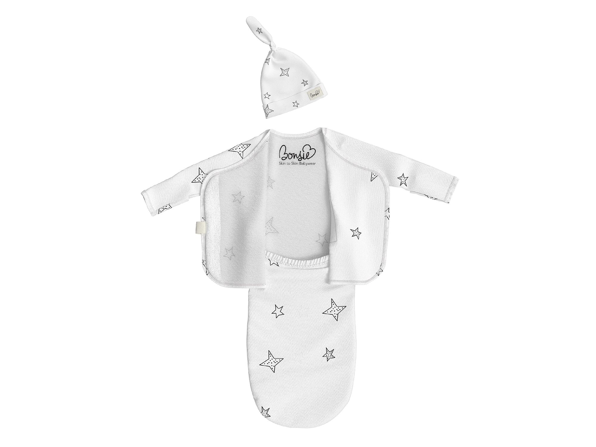 Unisex Skin to Skin Onesie Bag and Hat Set - Baby — Image 3