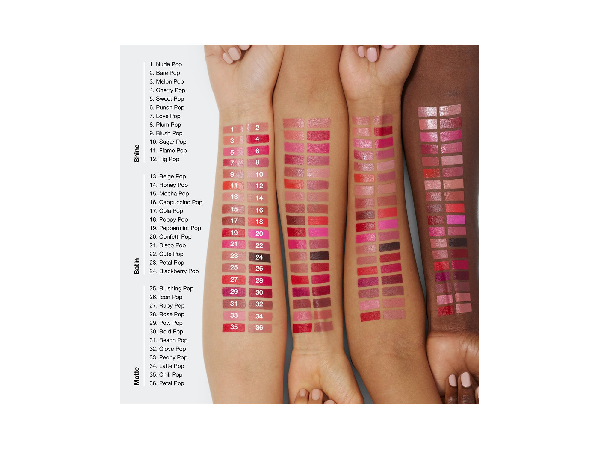 Pop Matte Longwear Lipstick — Image 8