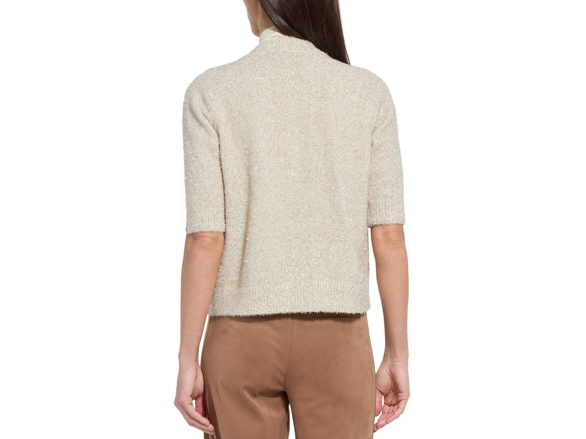 Kennedy Crewneck Cardigan Sweater — Image 3