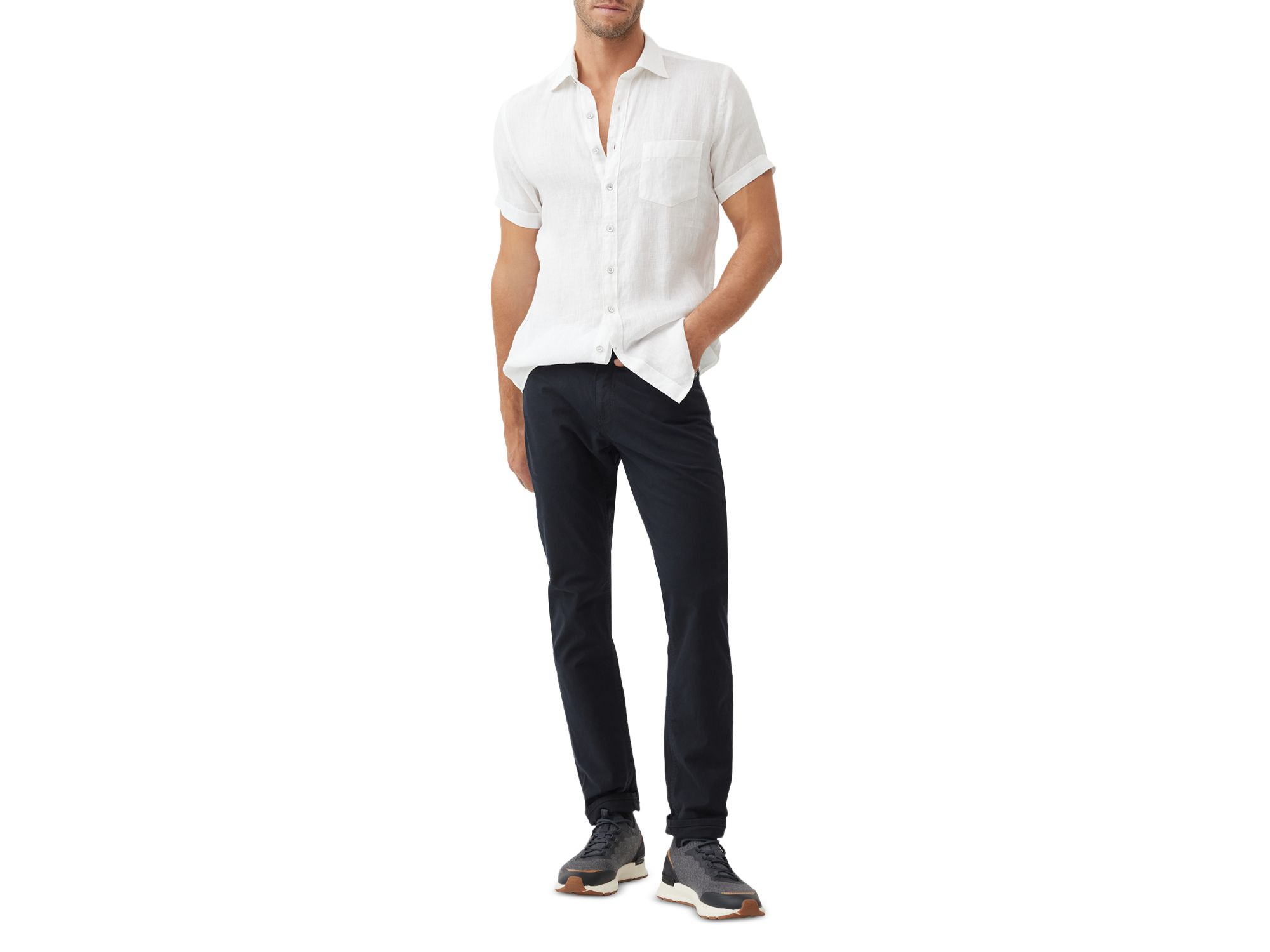 Palm Beach Short Sleeve Slim Fit Shirt — Image 4