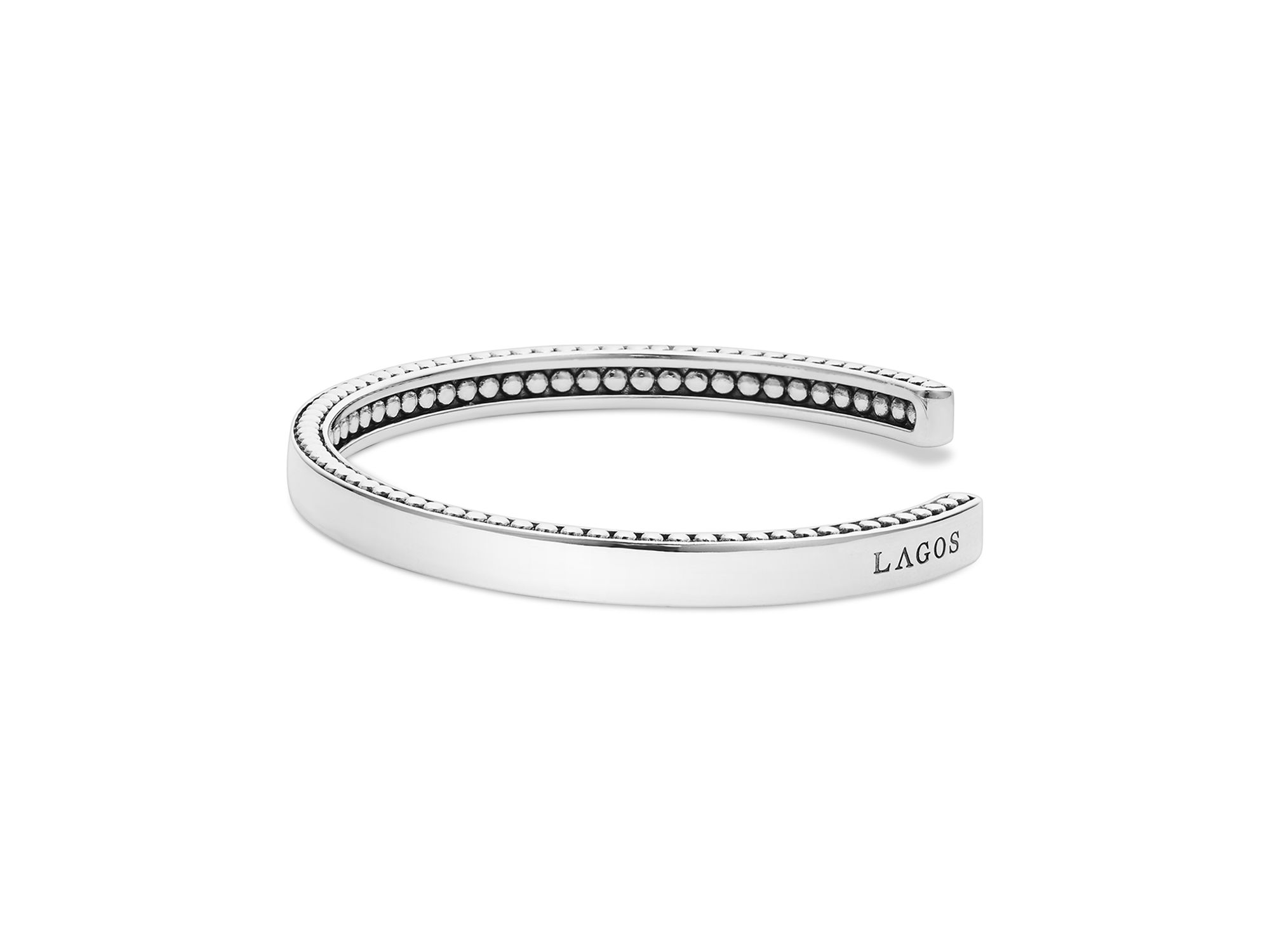 Men's Sterling Anthem Cuff Bracelet — Image 4