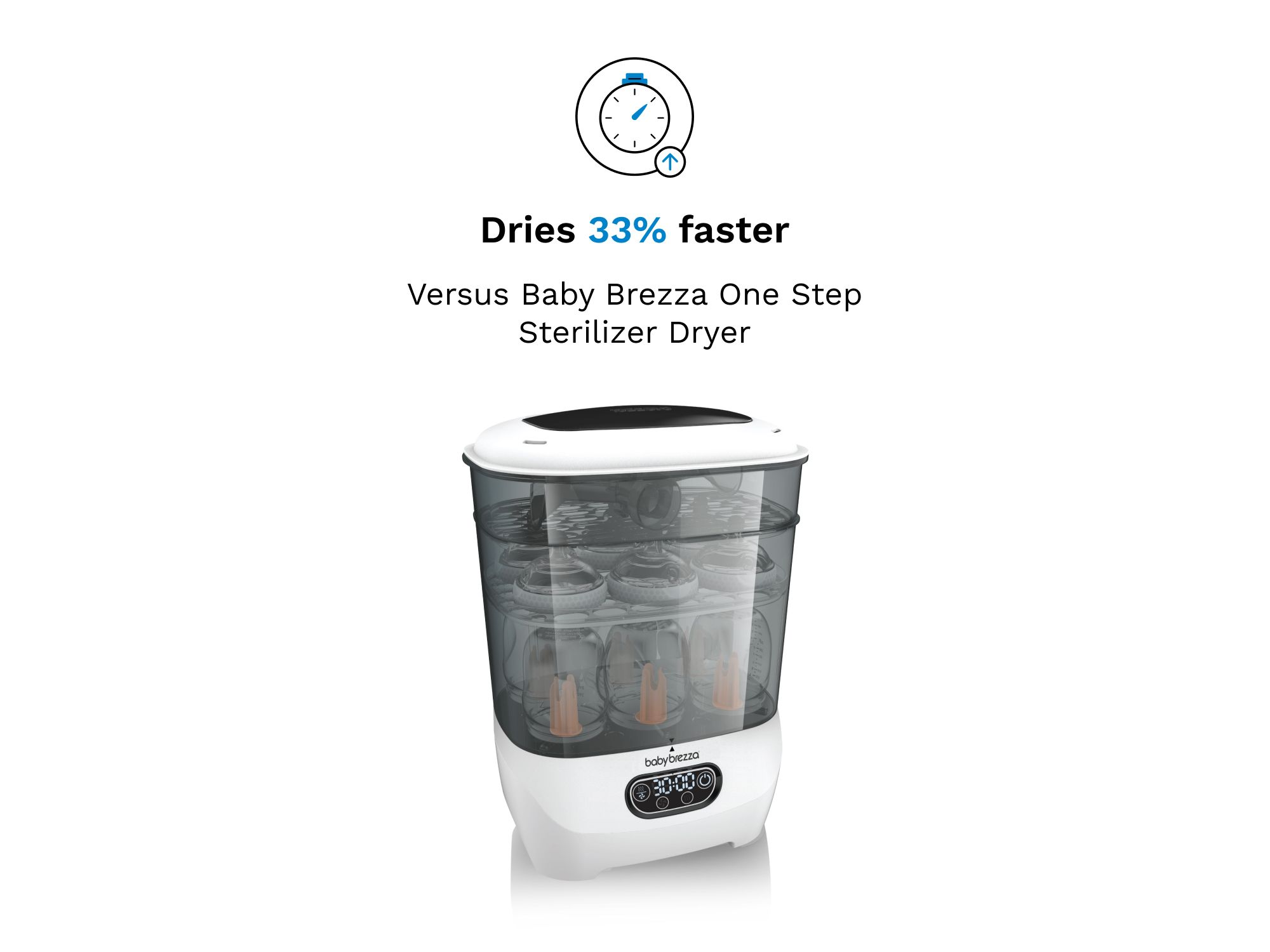 One Step™ Baby Bottle Sterilizer And Dryer Advanced - Electric Steam Sterilizer With HEPA Filter — Image 6
