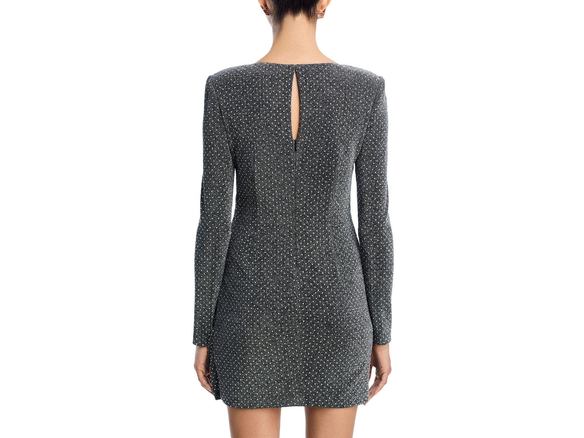 Studded Knit Mini Dress - Exclusive — Image 3