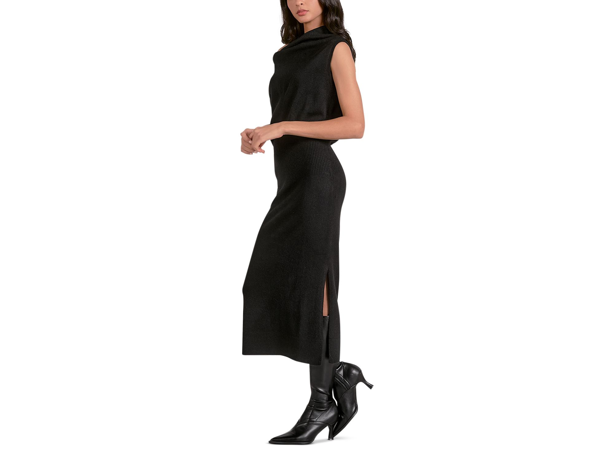 Off Shoulder Sweater Dress — Image 4