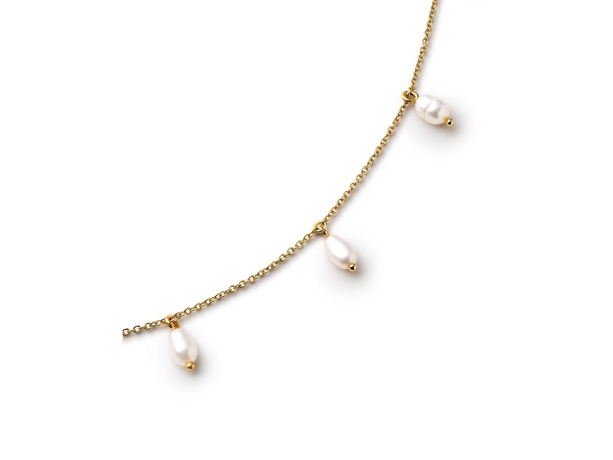 Loki Gold Pearl Necklace — Image 5