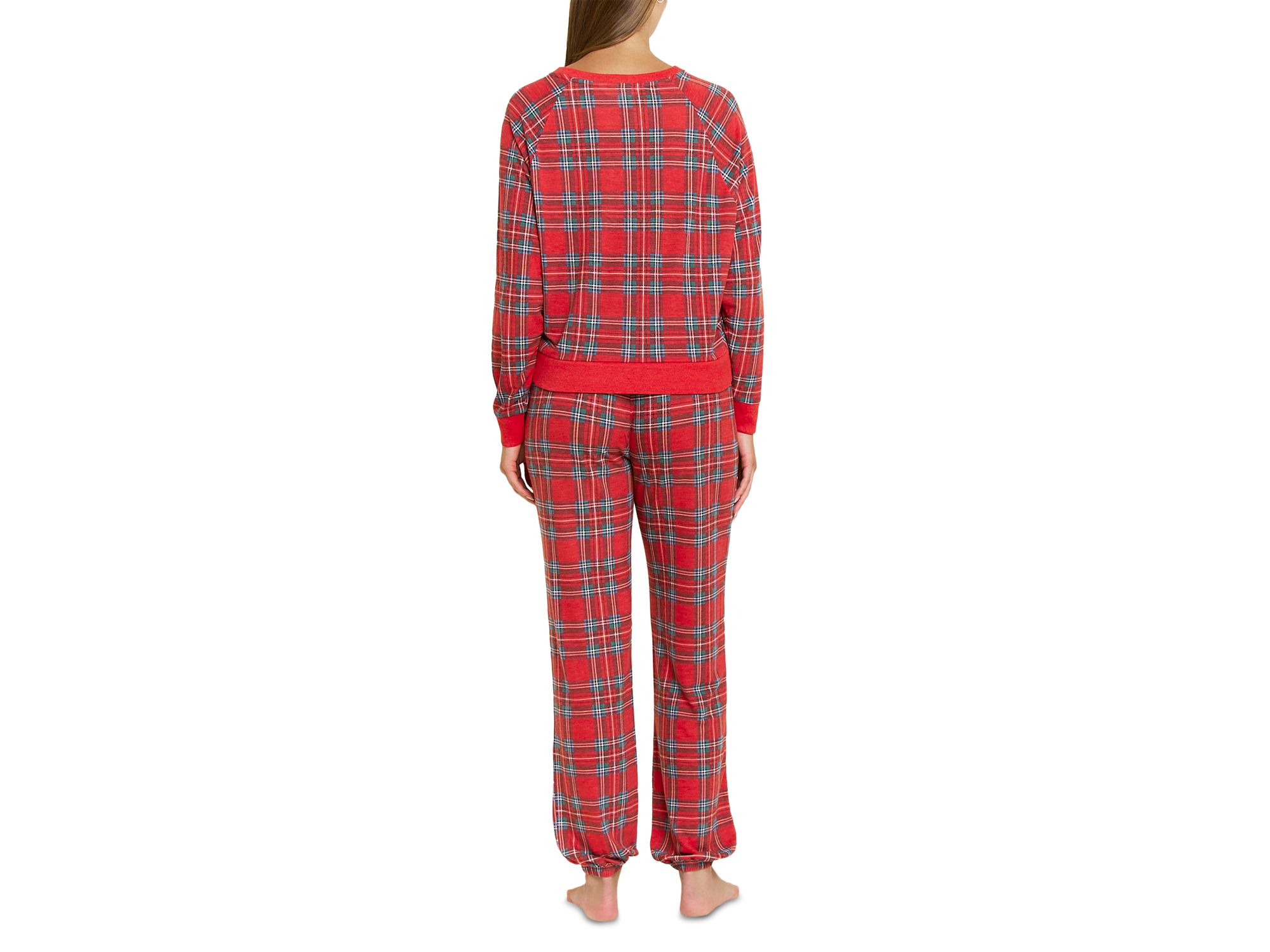 Star Seeker Lounge Set in Santa Plaid — Image 4