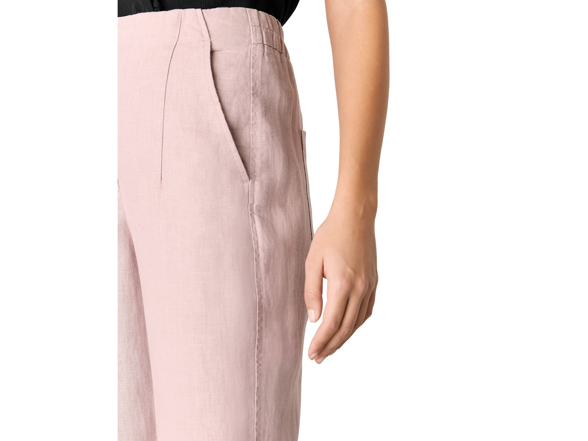 Linen Barrel Leg Pants — Image 4