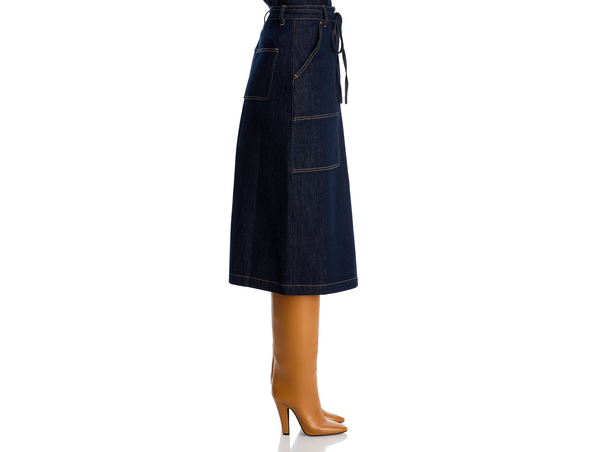 A Line Denim Skirt — Image 5