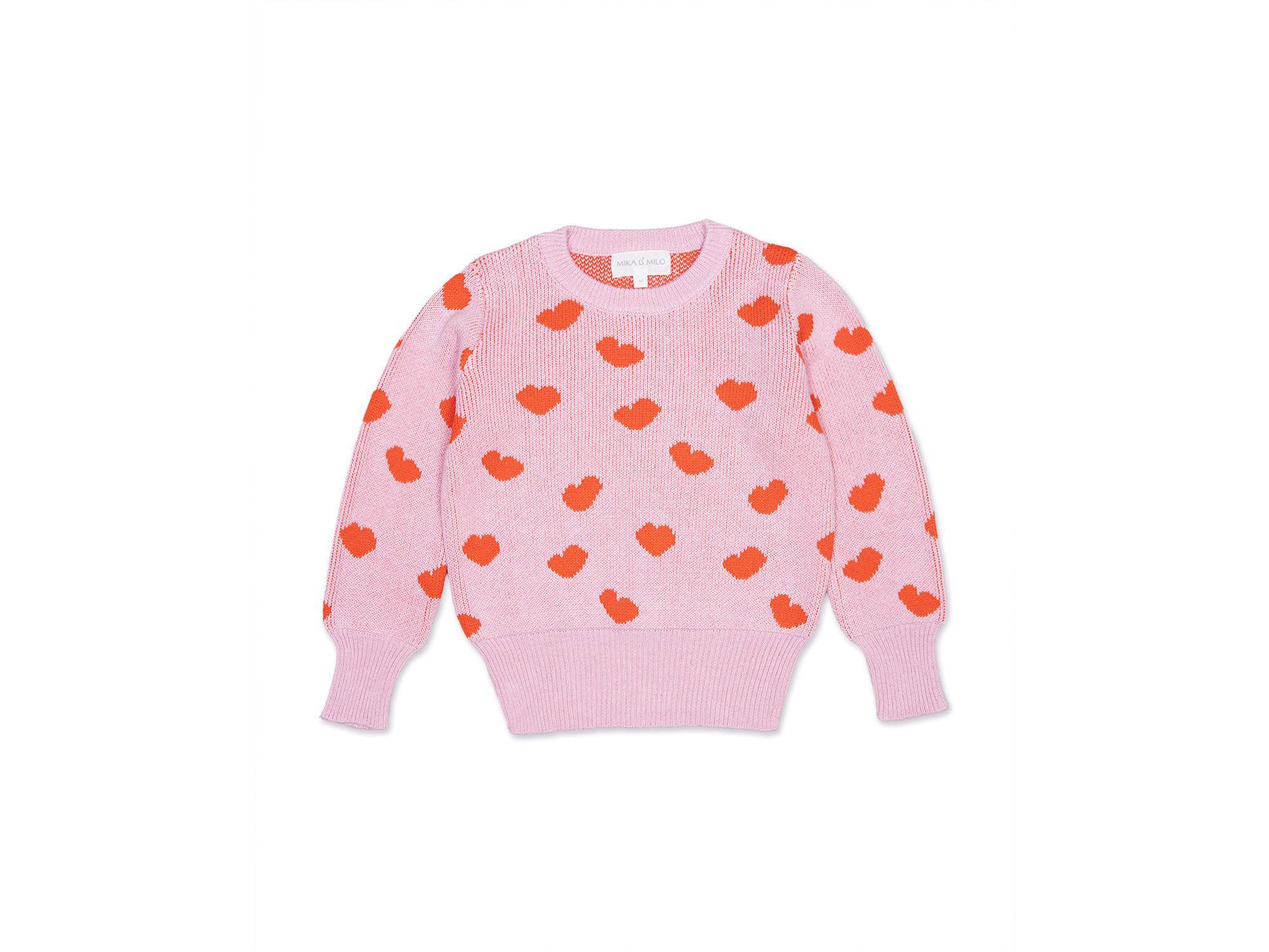Girls' Hearts Sweater - Little Kid, Big Kid