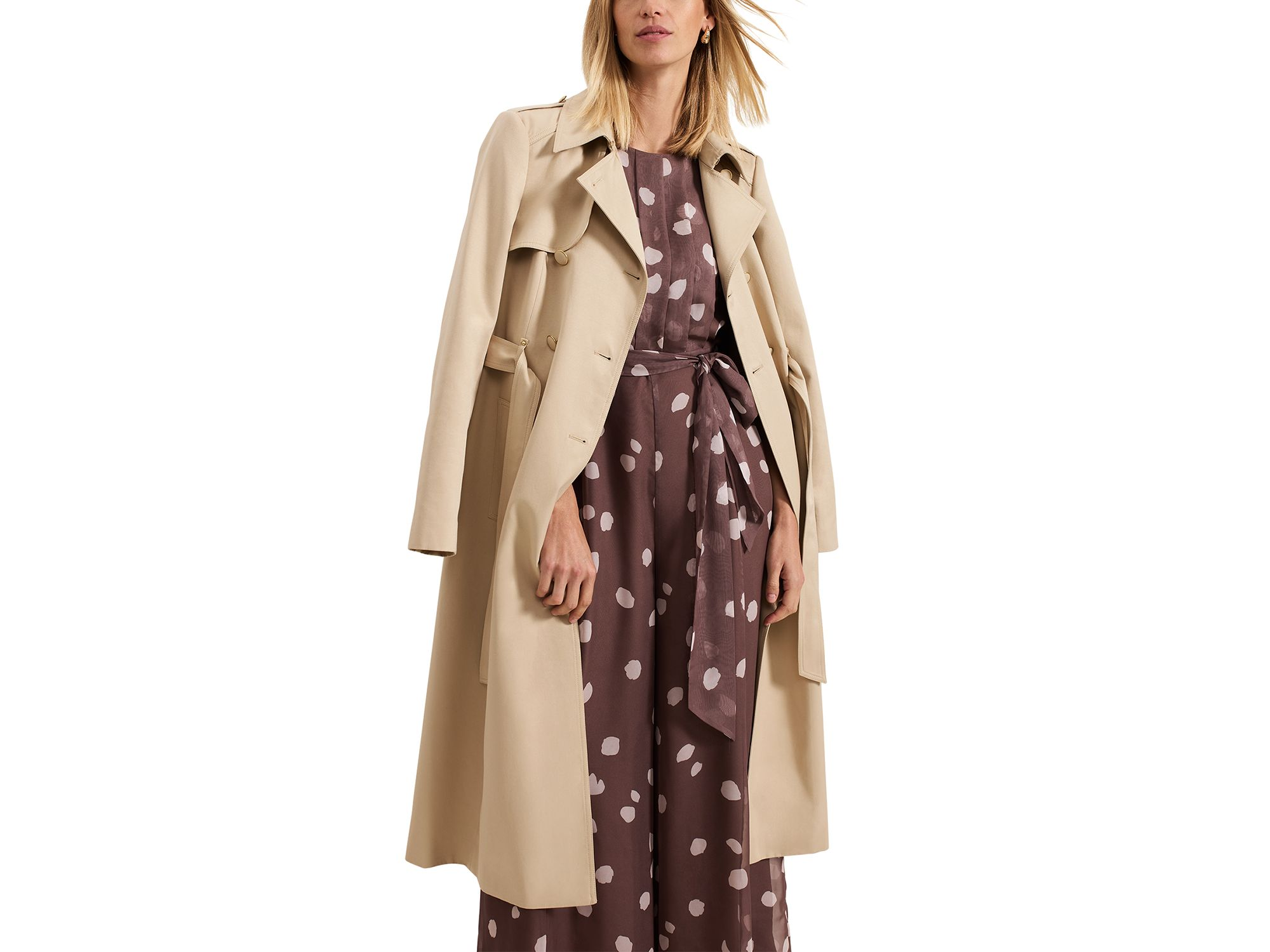 Maxine Chiffon Dot Print Jumpsuit — Image 6