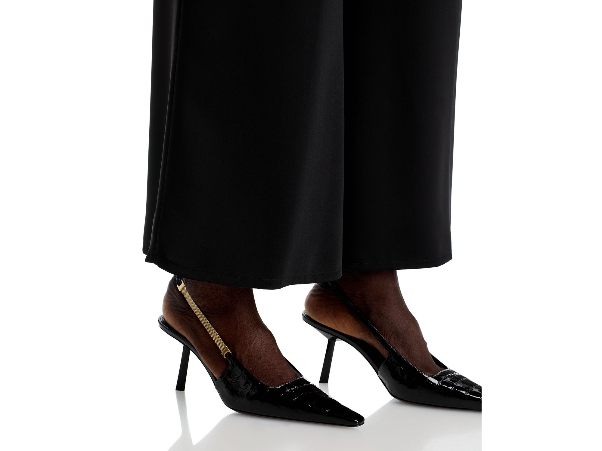 Crepe Wide Leg Pants — Image 3