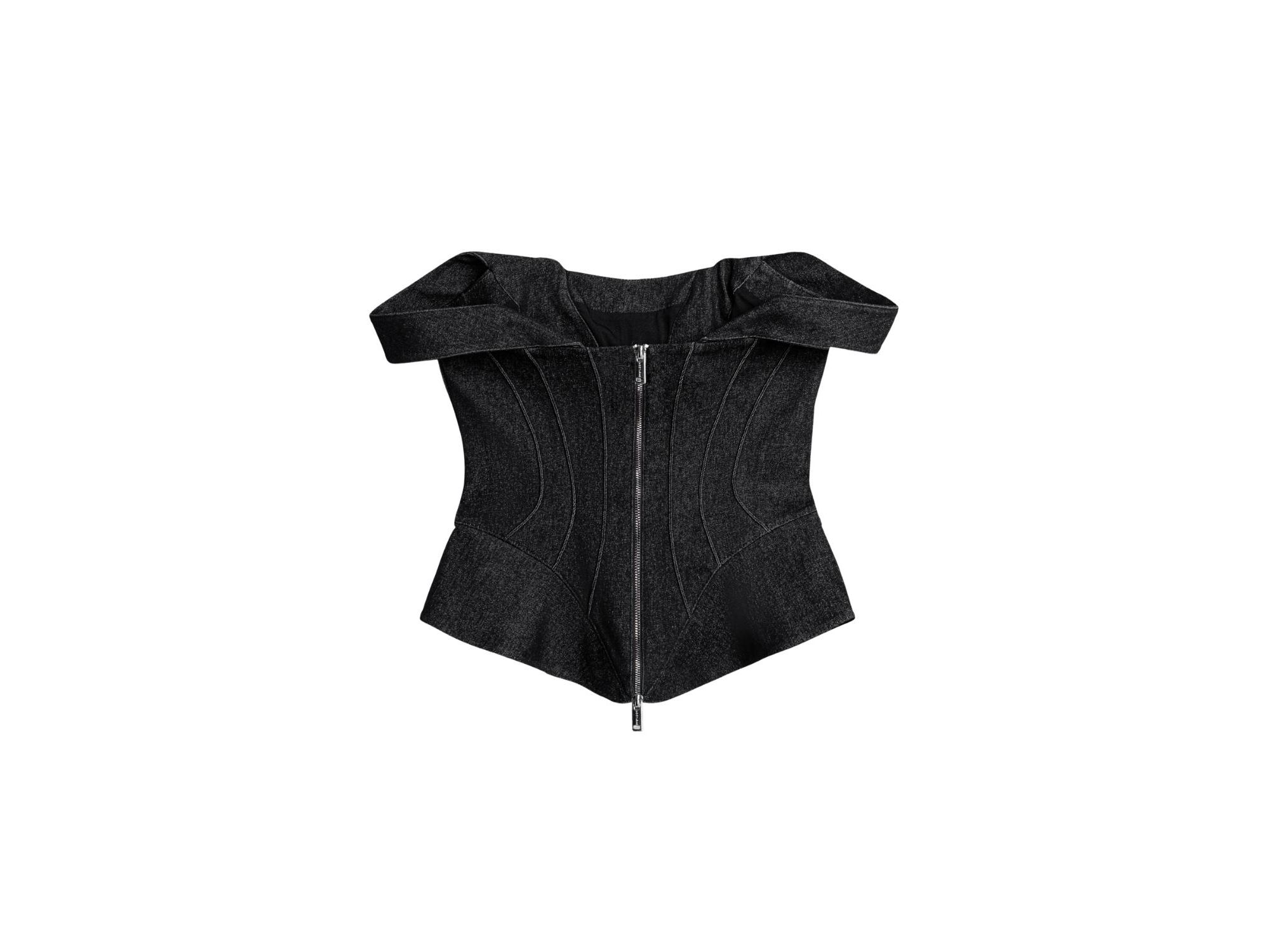 Off-Shoulder Sculpted Bustier — Image 7