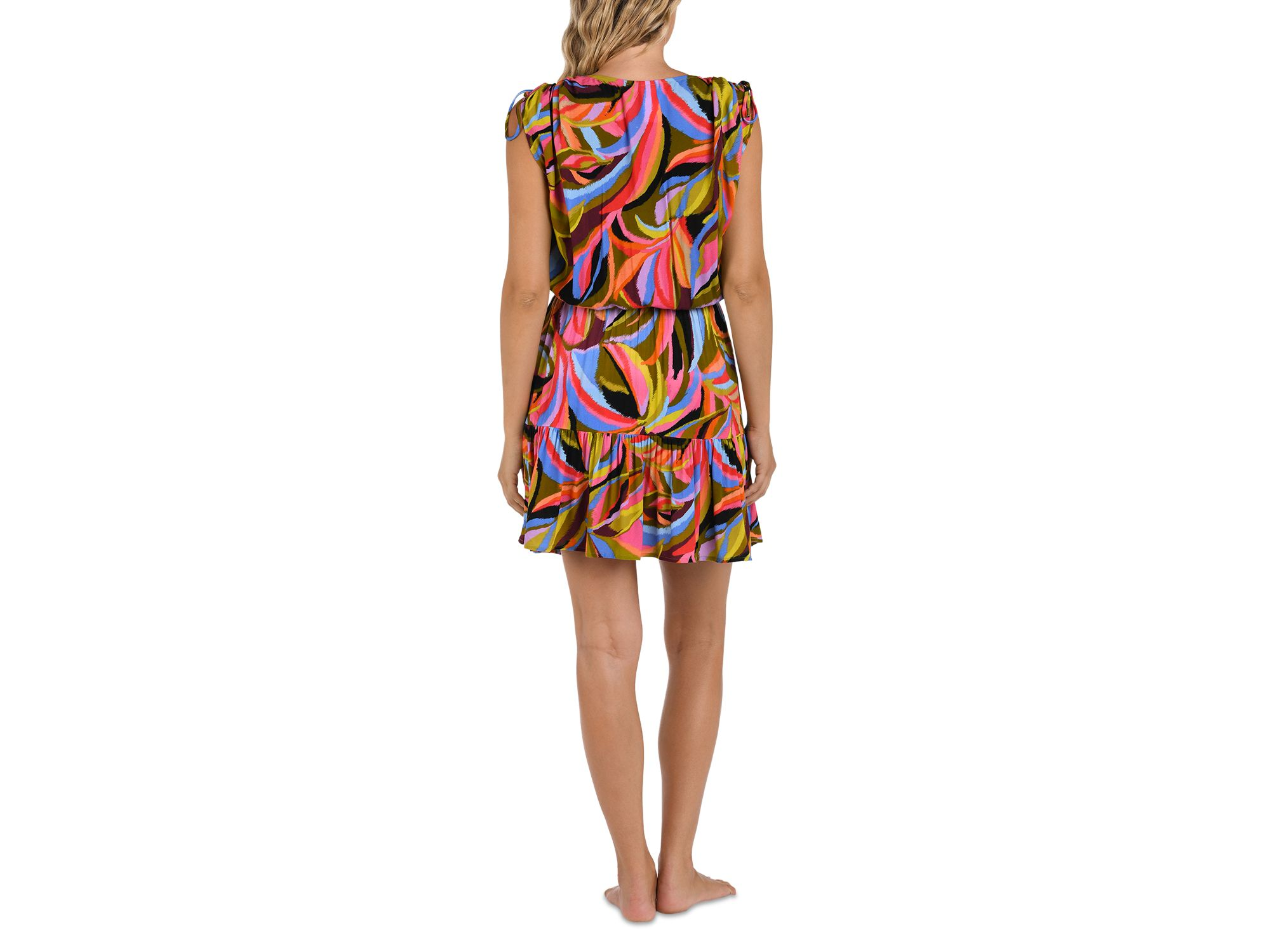 Tropic Waves Swim Cover-Up Dress — Image 5