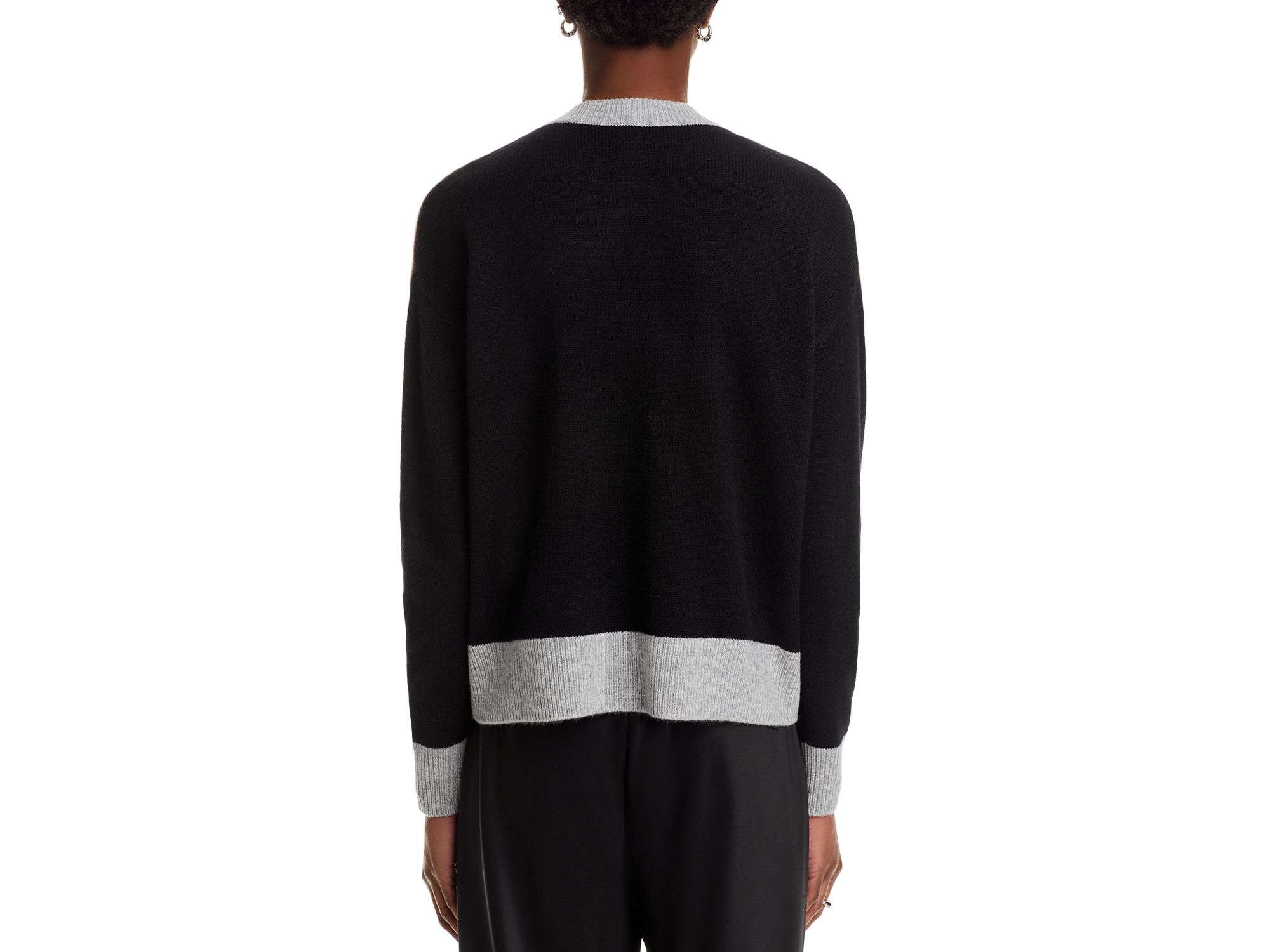 100% Cashmere Color Blocked Sweater - Exclusive — Image 6