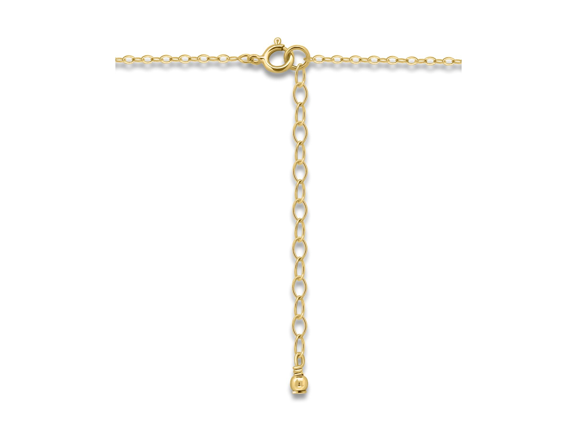 18K Gold-Plated Sterling Silver Sculptured Oval Pendant Necklace, 16-18" - Exclusive — Image 4
