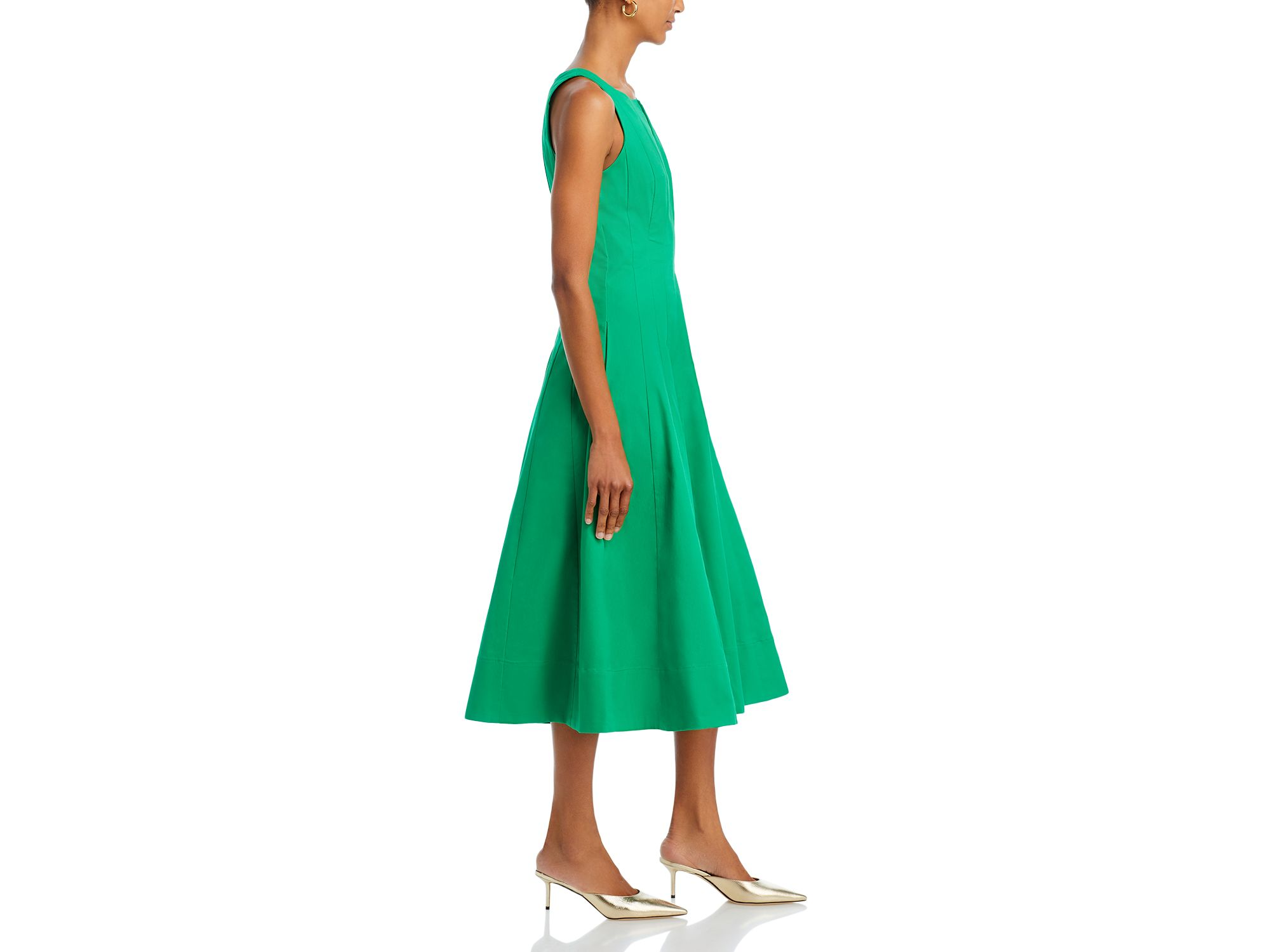 Paneled Midi Dress - Exclusive — Image 6