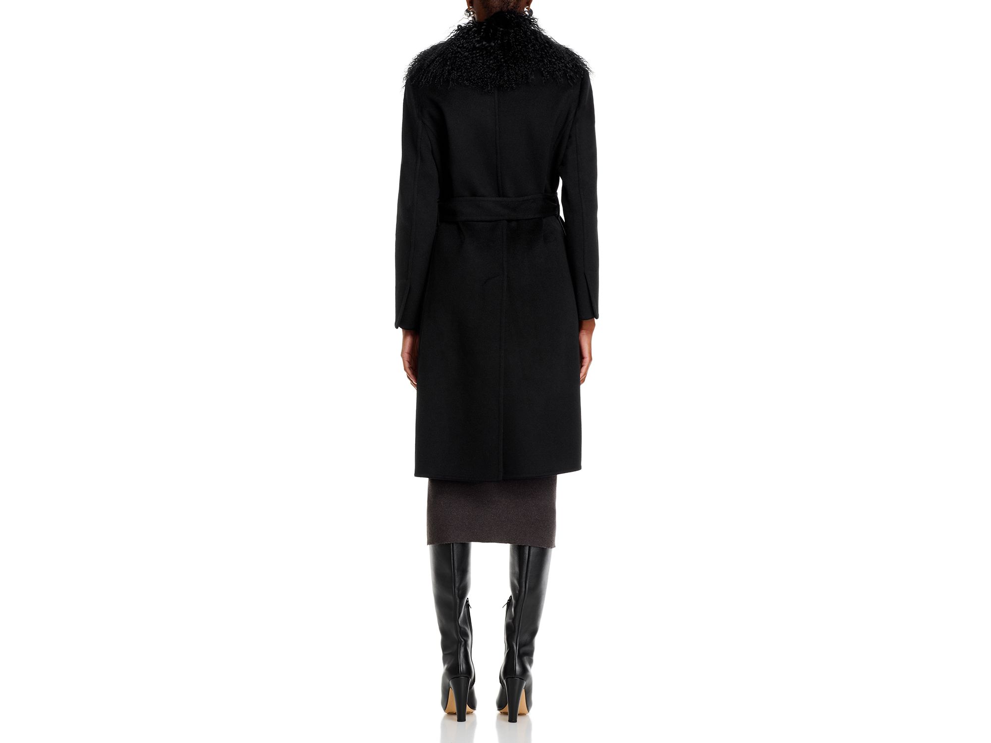 Shirley Shearling Collar Coat — Image 6