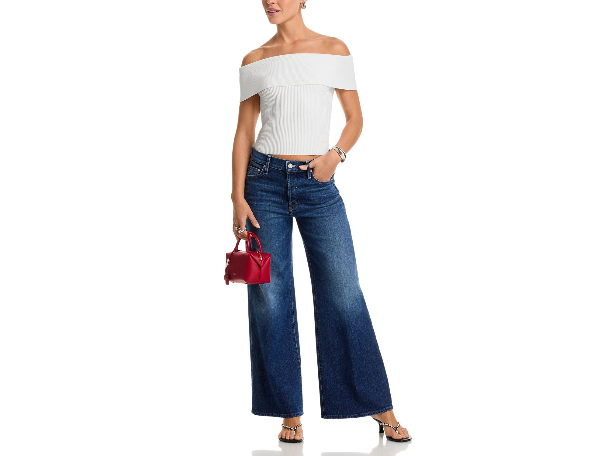 Lil Tomcat Roller Skimp High Rise Ankle Jeans in Perfectly Imperfect — Image 5
